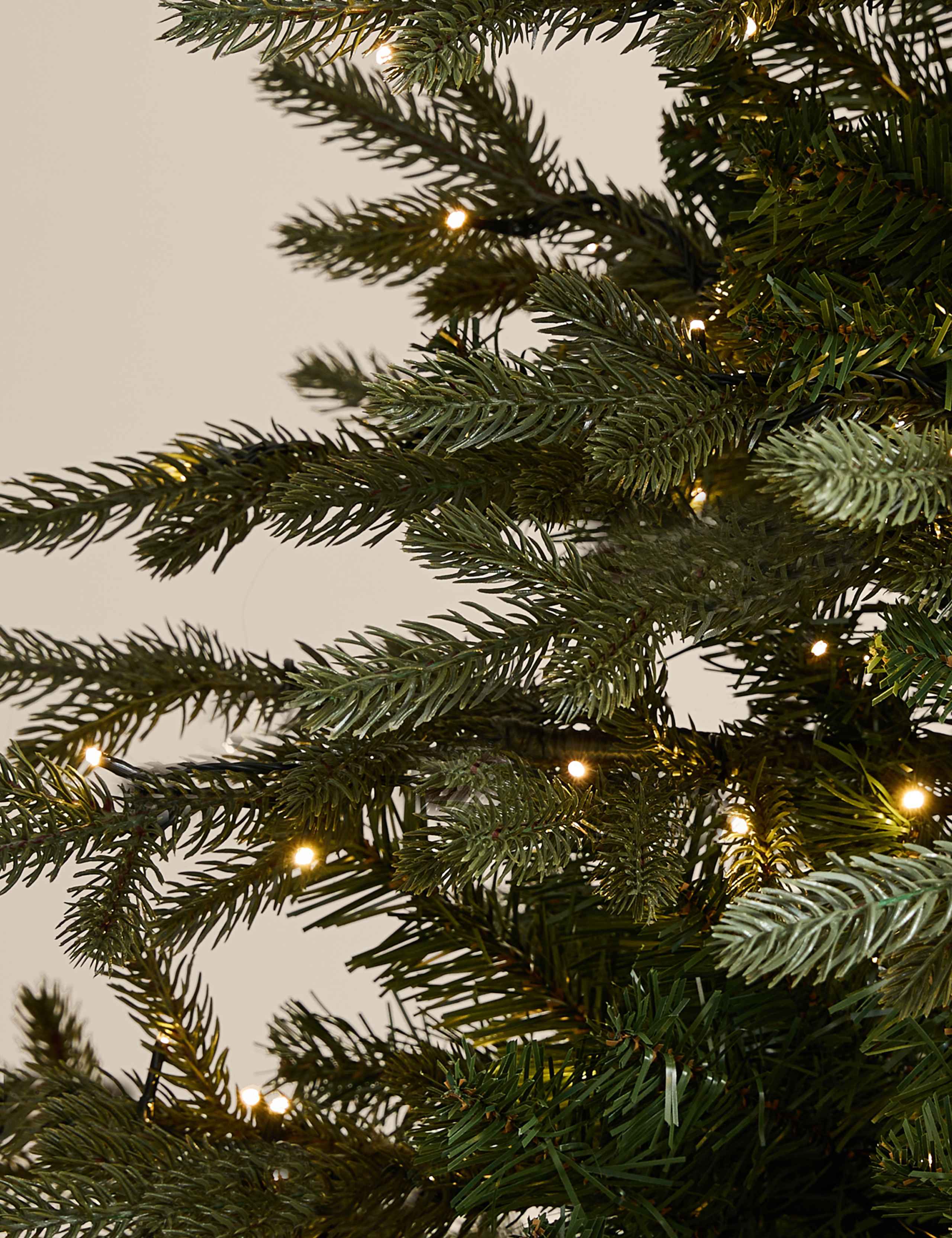 6ft Pre-Lit Slim Grand Fir Christmas Tree 3 of 4