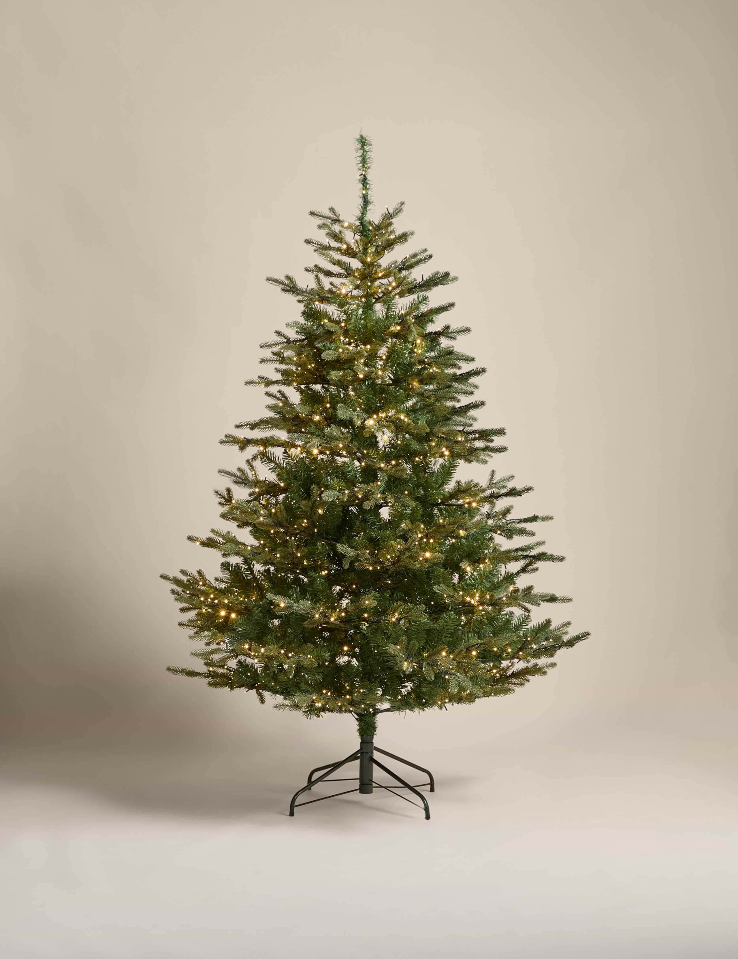 6ft Pre-Lit Grand Fir Christmas Tree 2 of 6