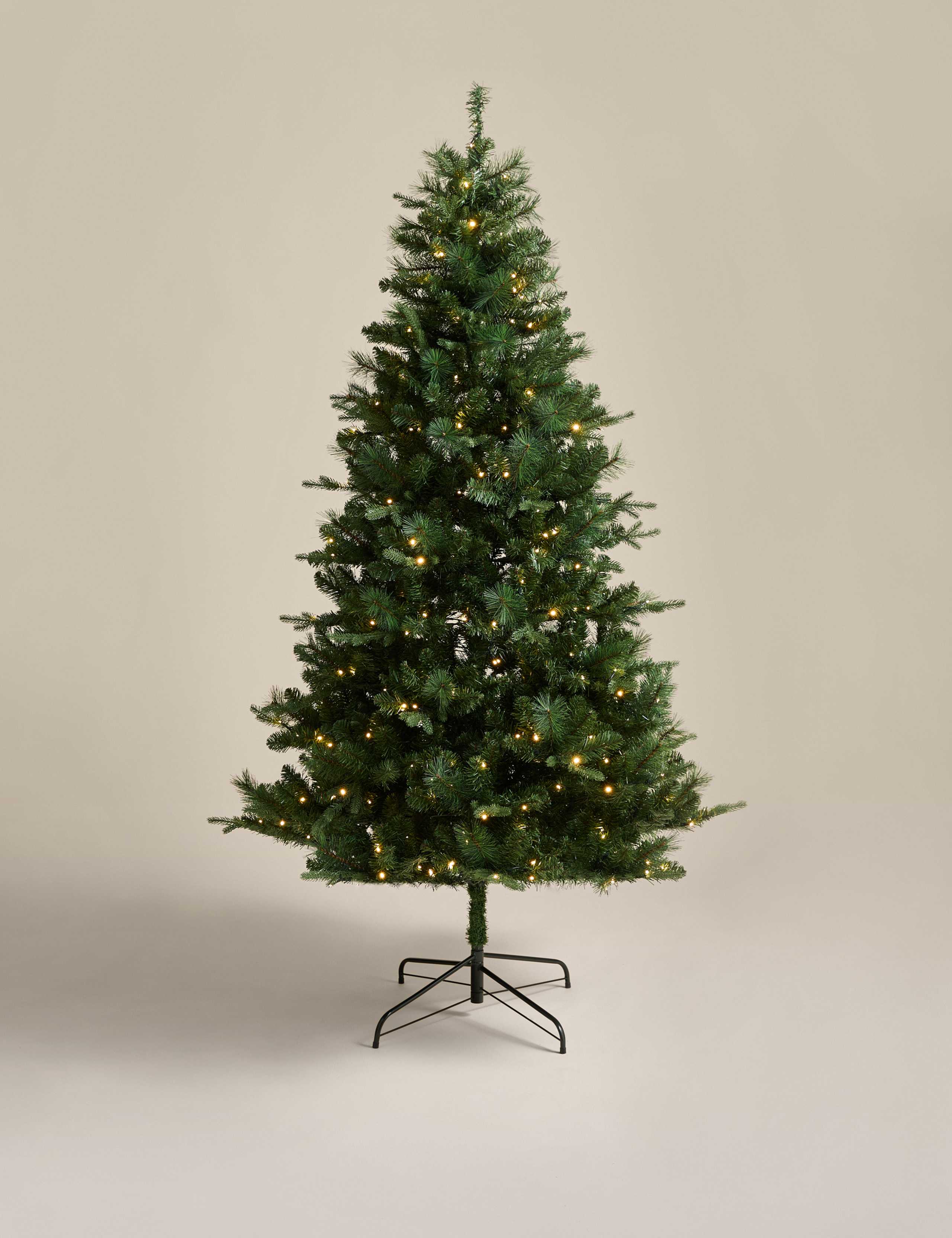 7ft Pre-Lit Monterey and Scots Pine Christmas Tree 2 of 6