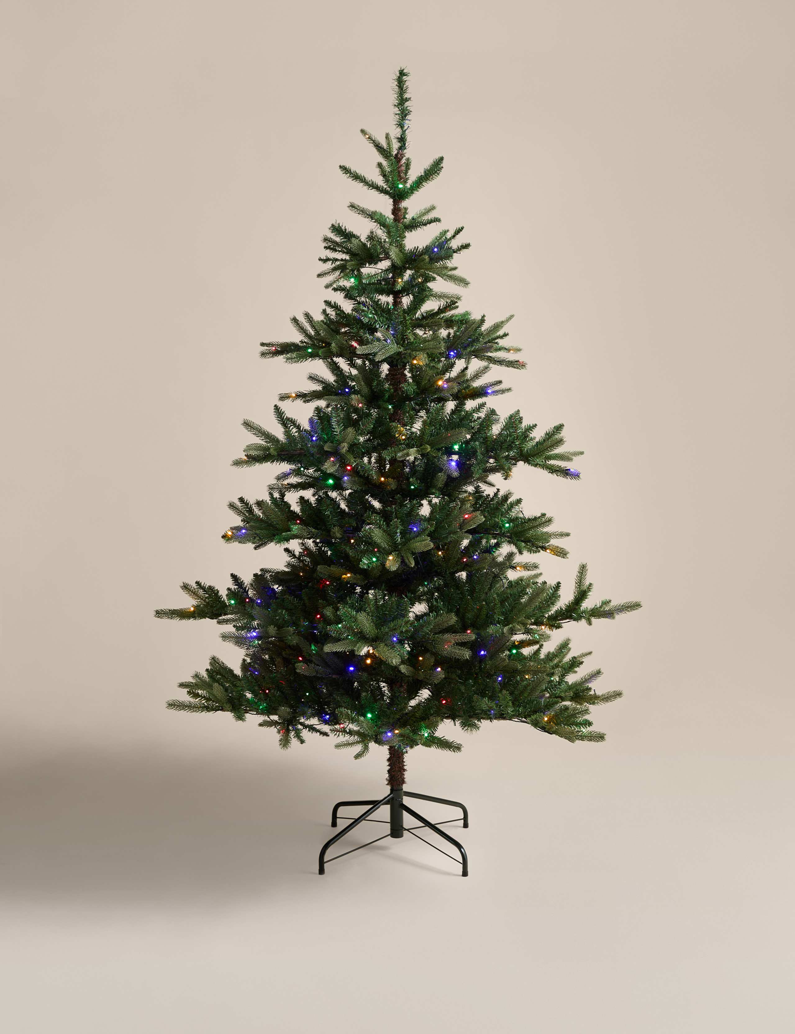 7ft Pre-Lit Noble Christmas Tree 5 of 6