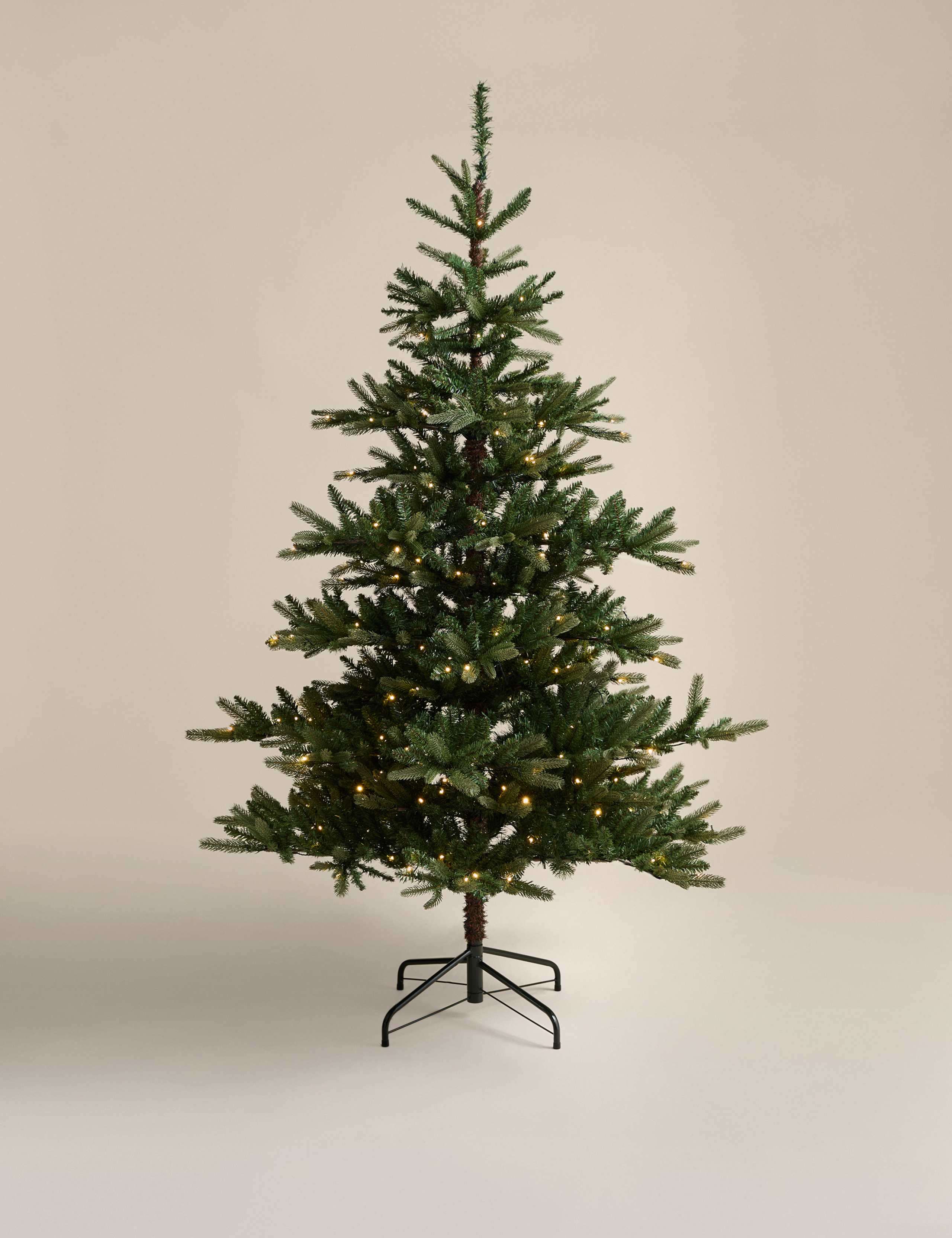 7ft Pre-Lit Noble Christmas Tree 2 of 6