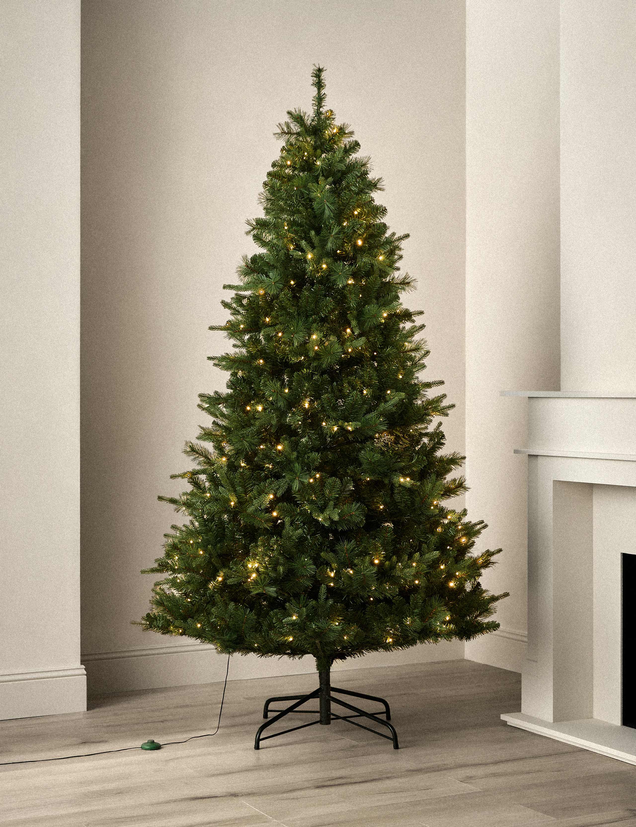 8ft Pre-Lit Monterey and Scots Pine Christmas Tree 1 of 6