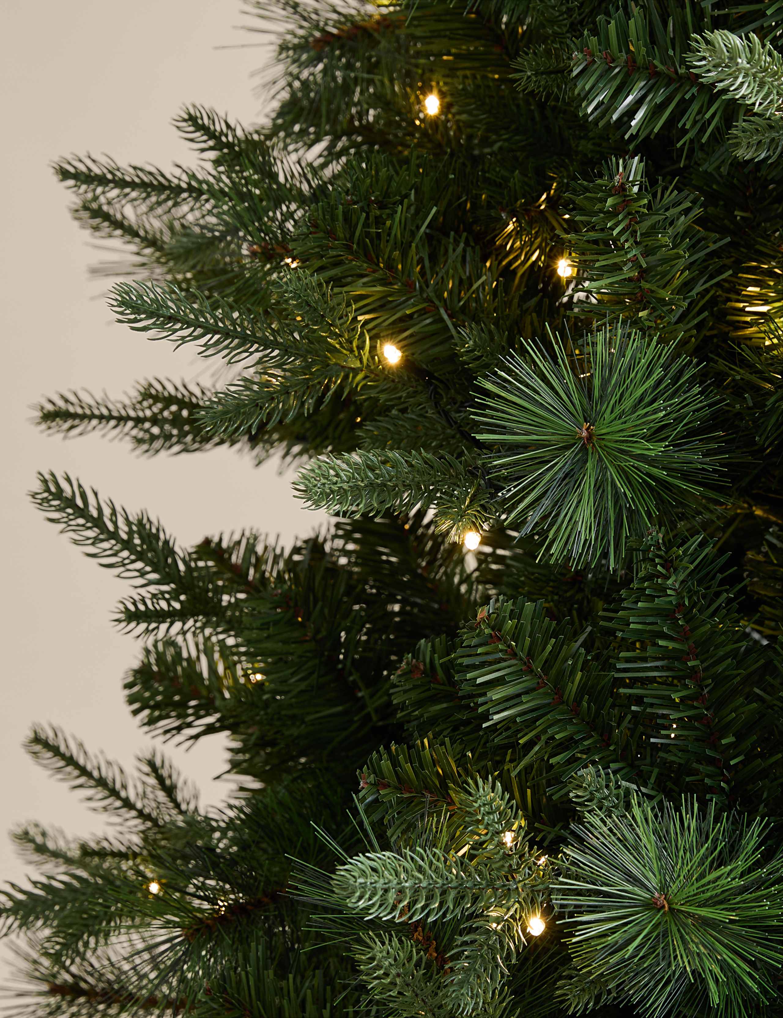 8ft Pre-Lit Monterey and Scots Pine Christmas Tree 3 of 6