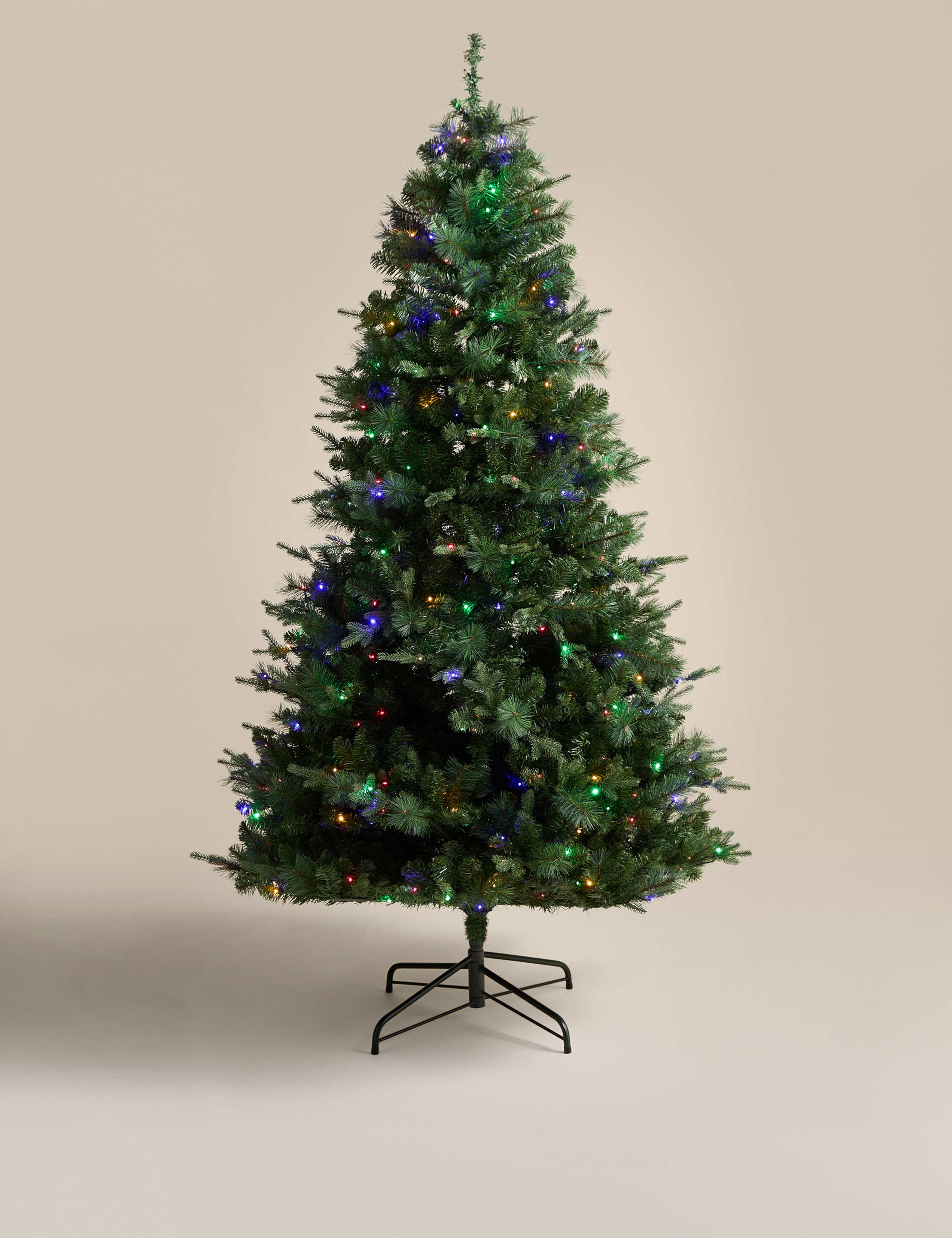 8ft Pre-Lit Monterey and Scots Pine Christmas Tree 5 of 6