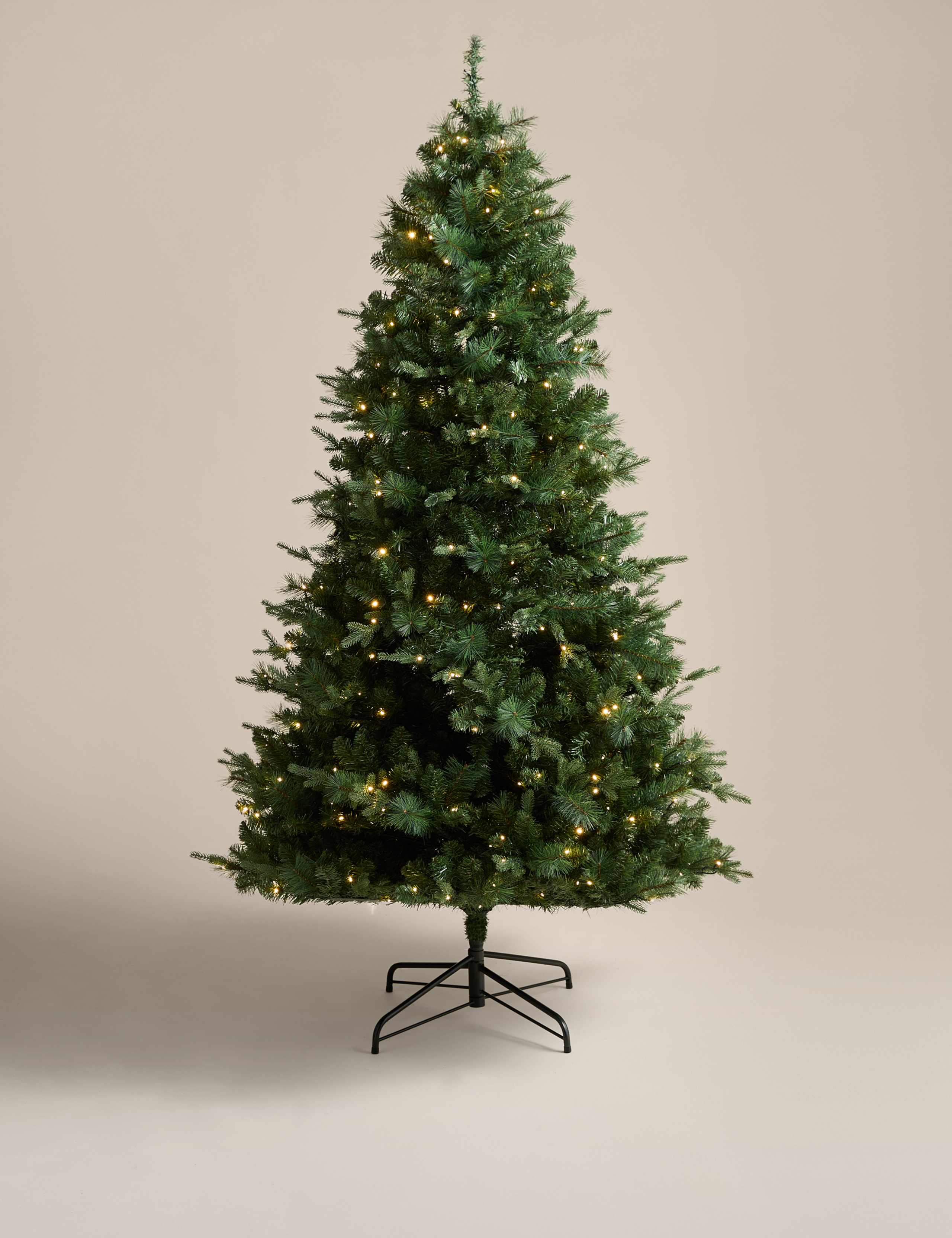 8ft Pre-Lit Monterey and Scots Pine Christmas Tree 2 of 6