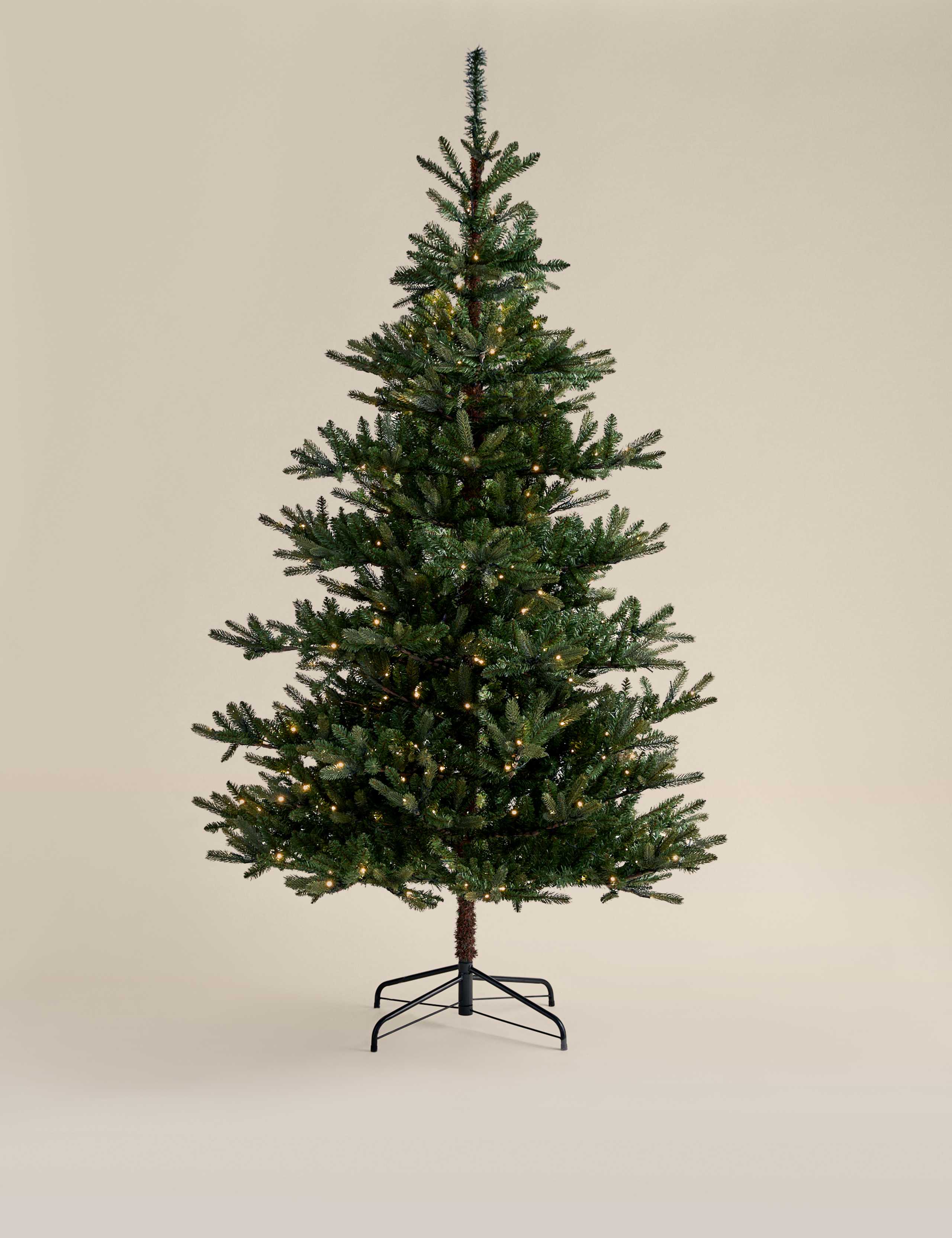 8ft Pre Lit Noble Christmas Tree 2 of 4