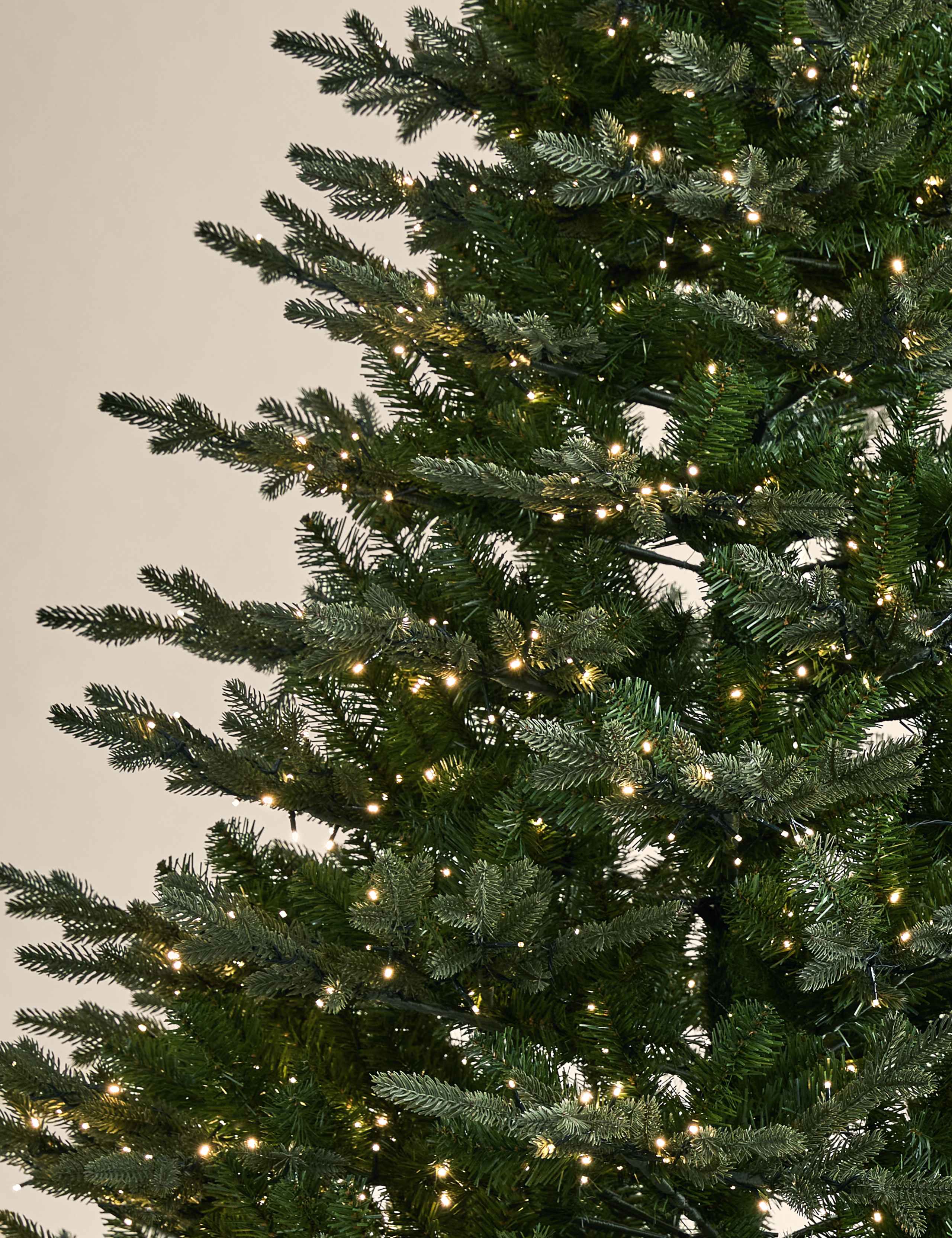 8ft Pre Lit Grand Fir Christmas Tree 3 of 4