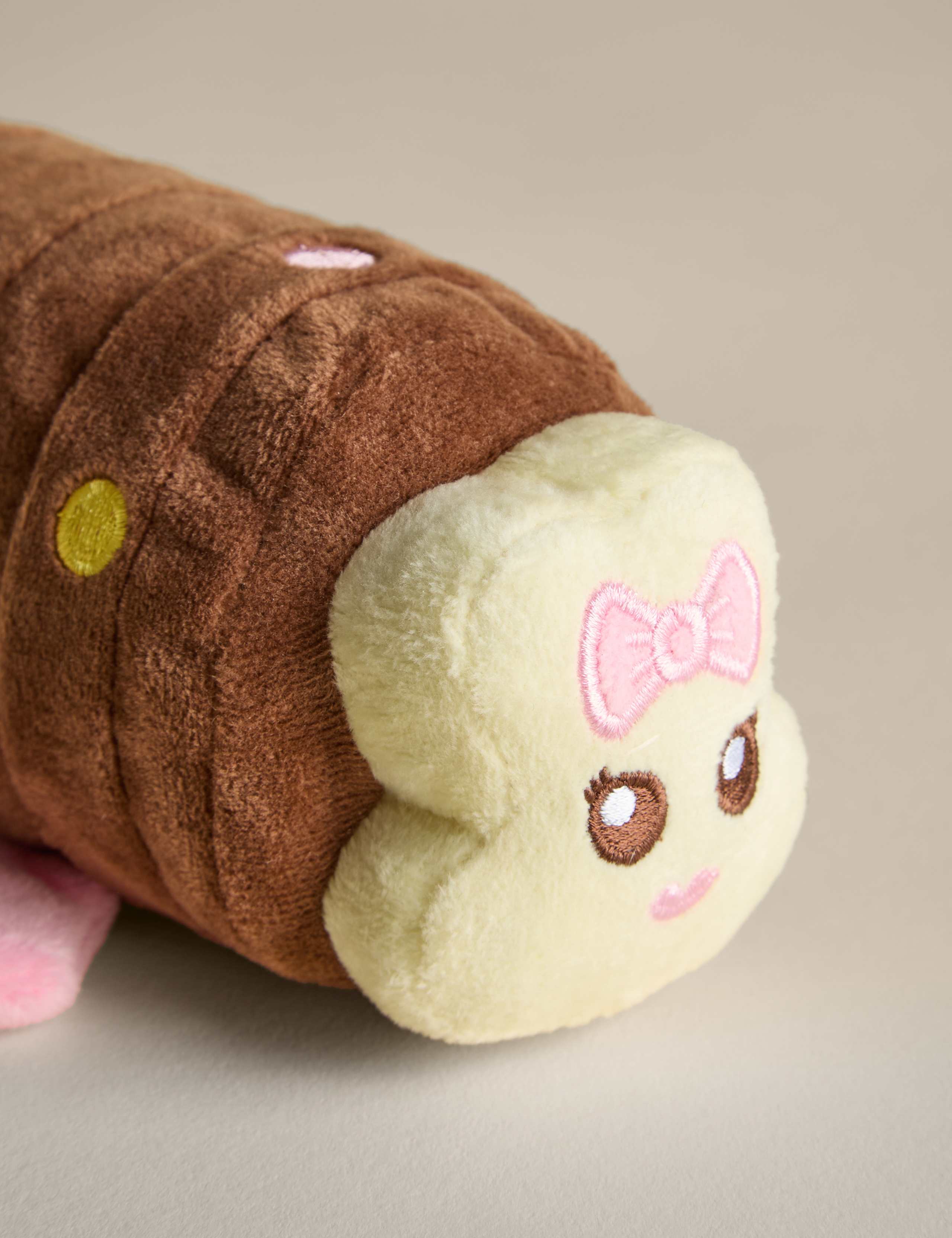 Connie the Caterpillar Cake Plush Pet Toy 2 of 3