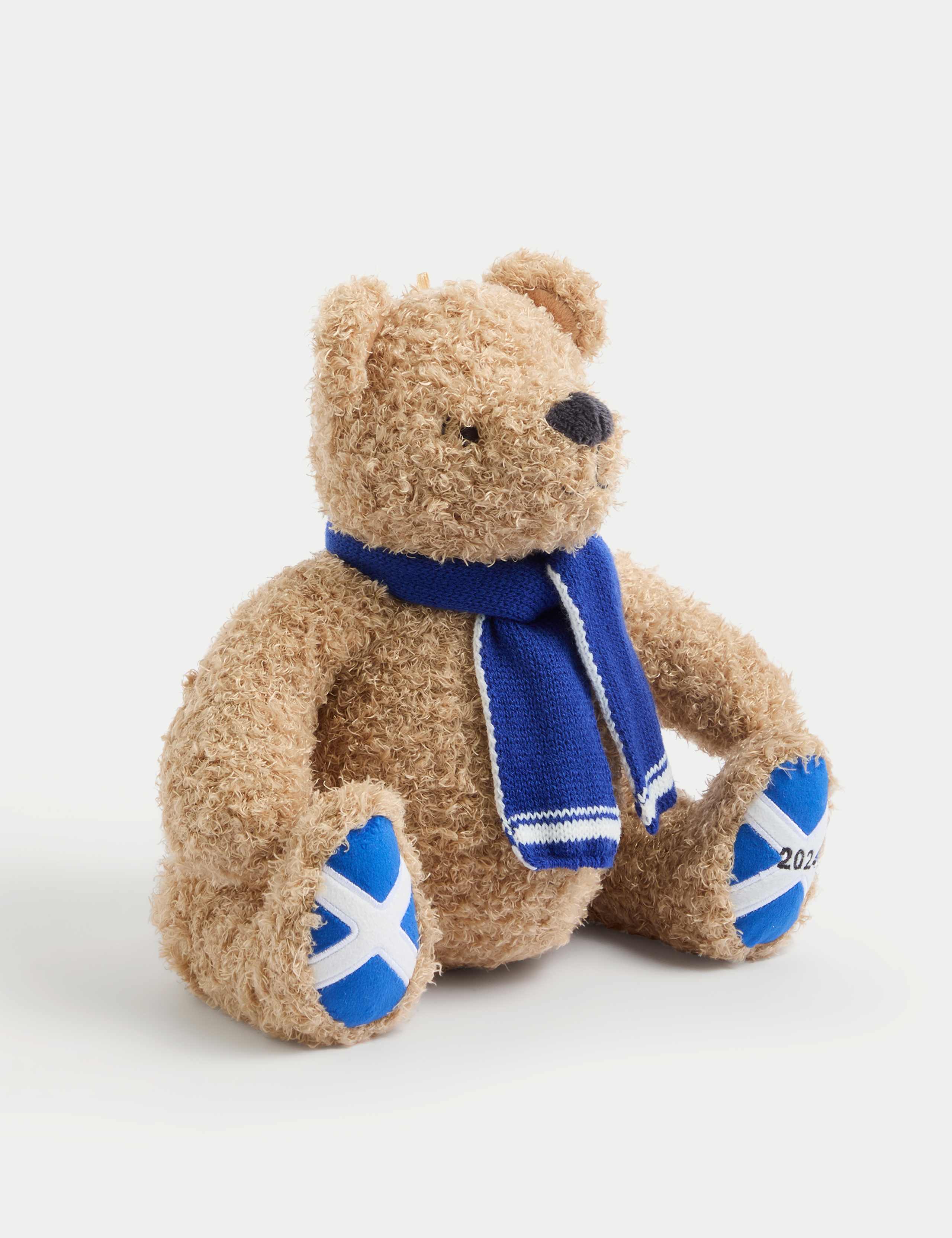 Spencer Bear™ Blue Scarf Soft Toy 2 of 3