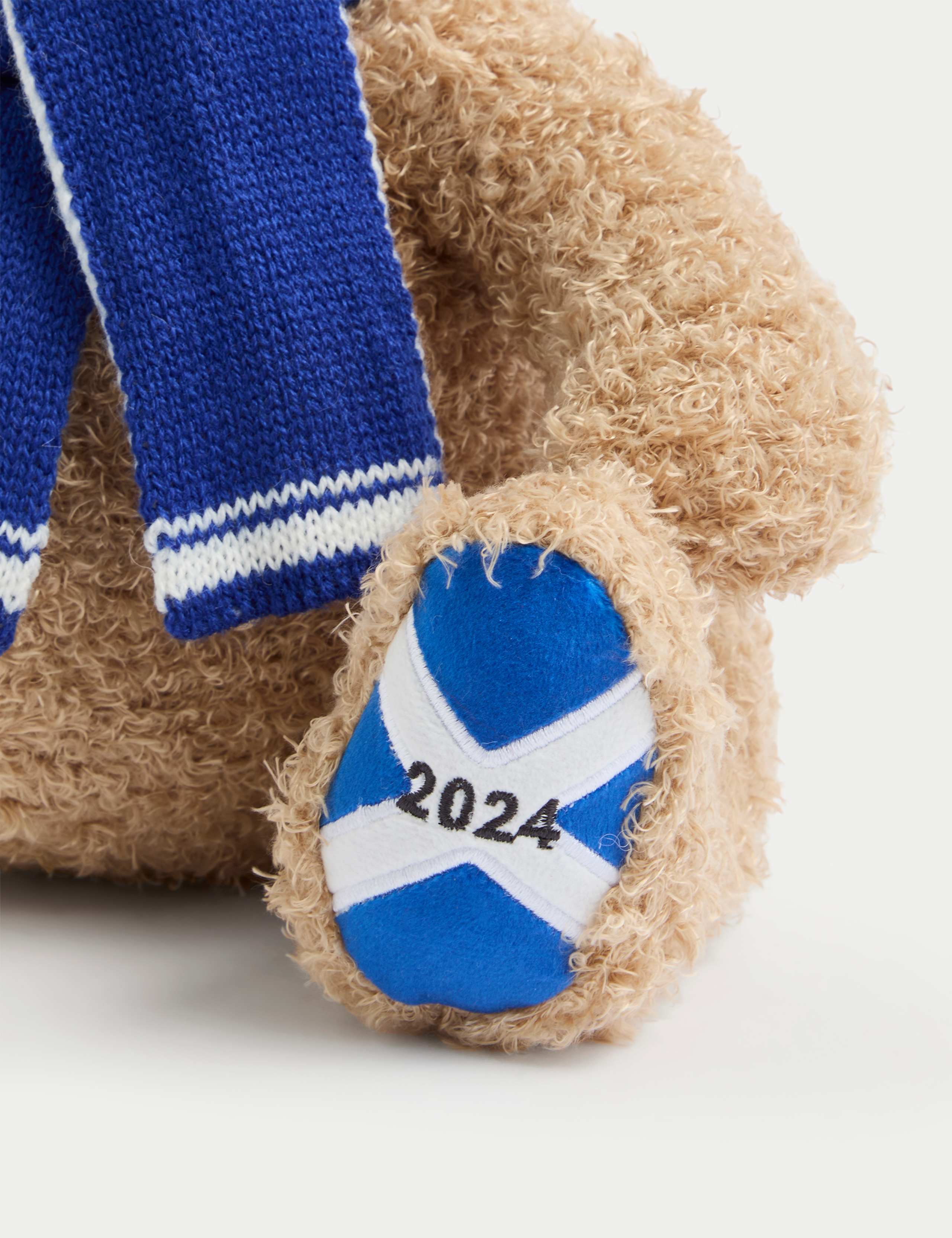 Spencer Bear™ Blue Scarf Soft Toy 3 of 3