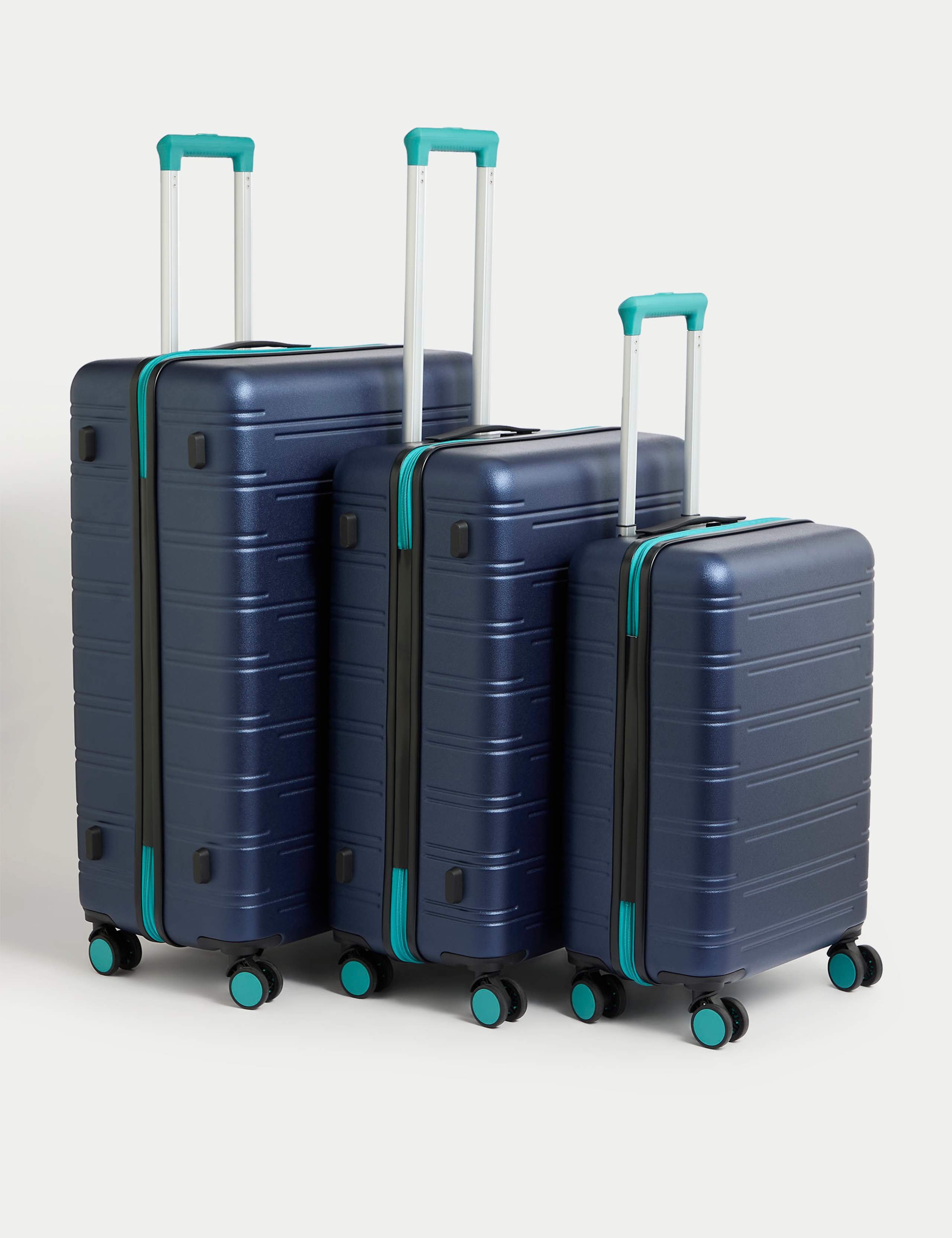 Fiji 4 Wheel Hard Shell Cabin Suitcase 5 of 8