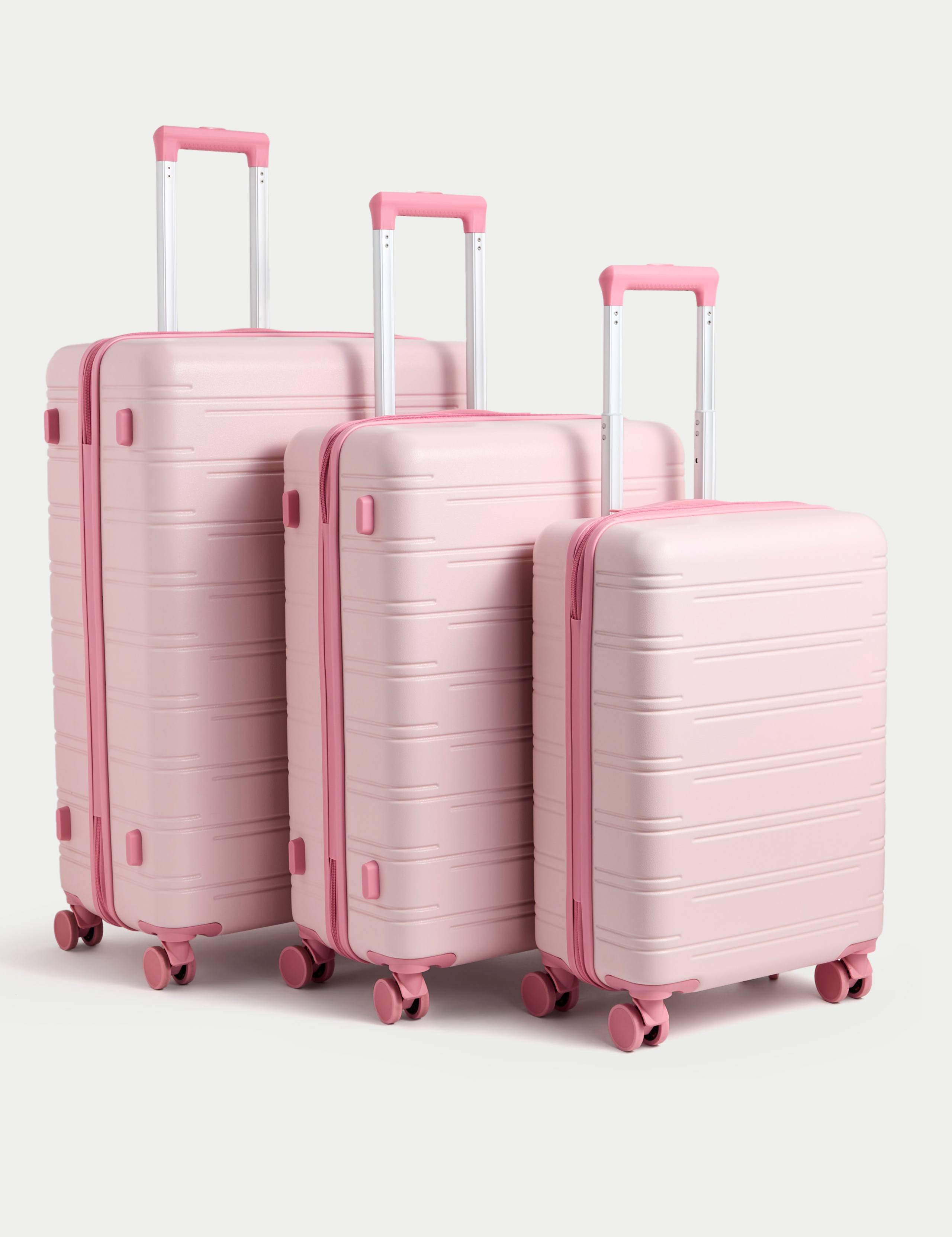 Set of 3 Fiji 4 Wheel Hard Shell Suitcases 1 of 5