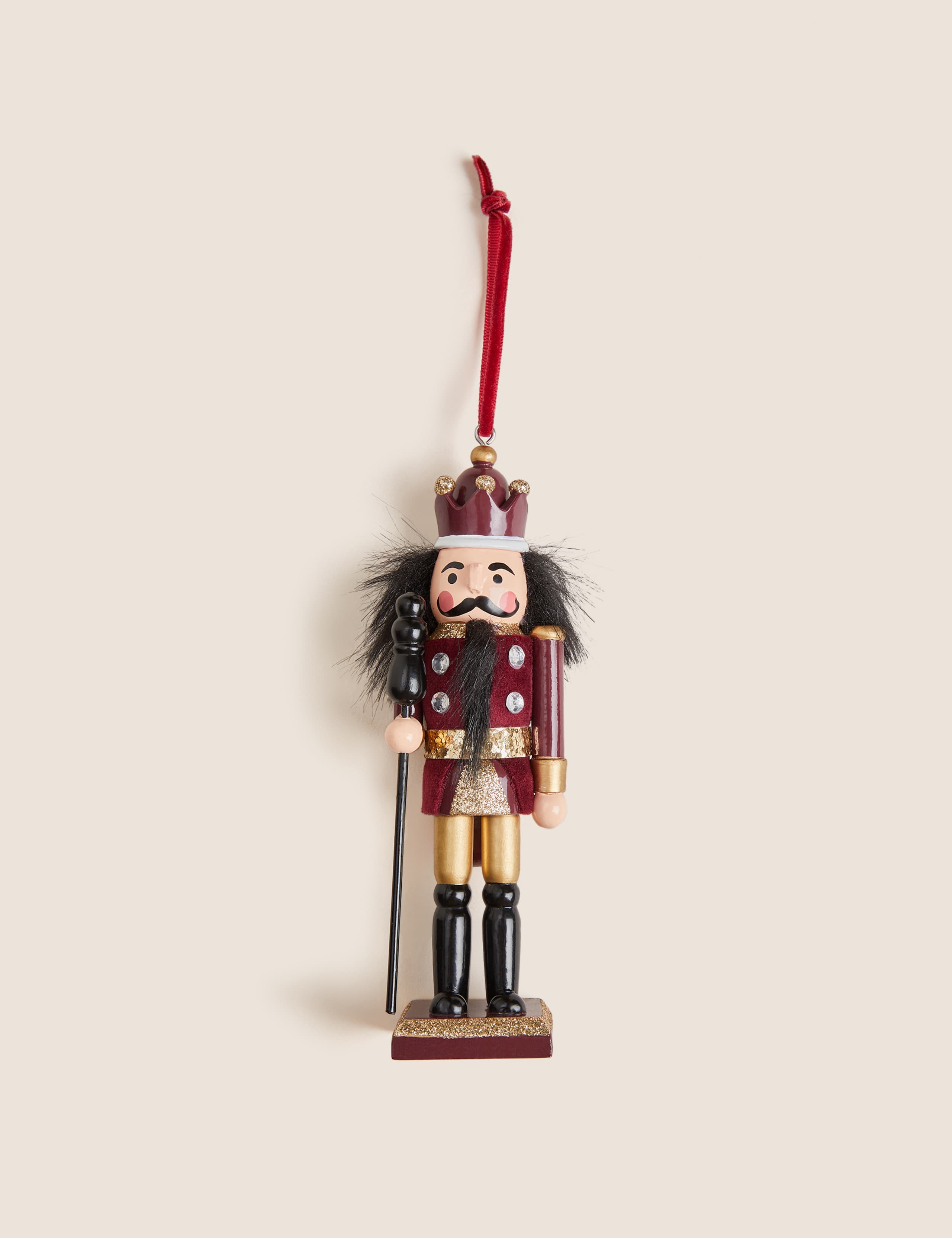 Red Hanging Nutcracker Decoration 2 of 5