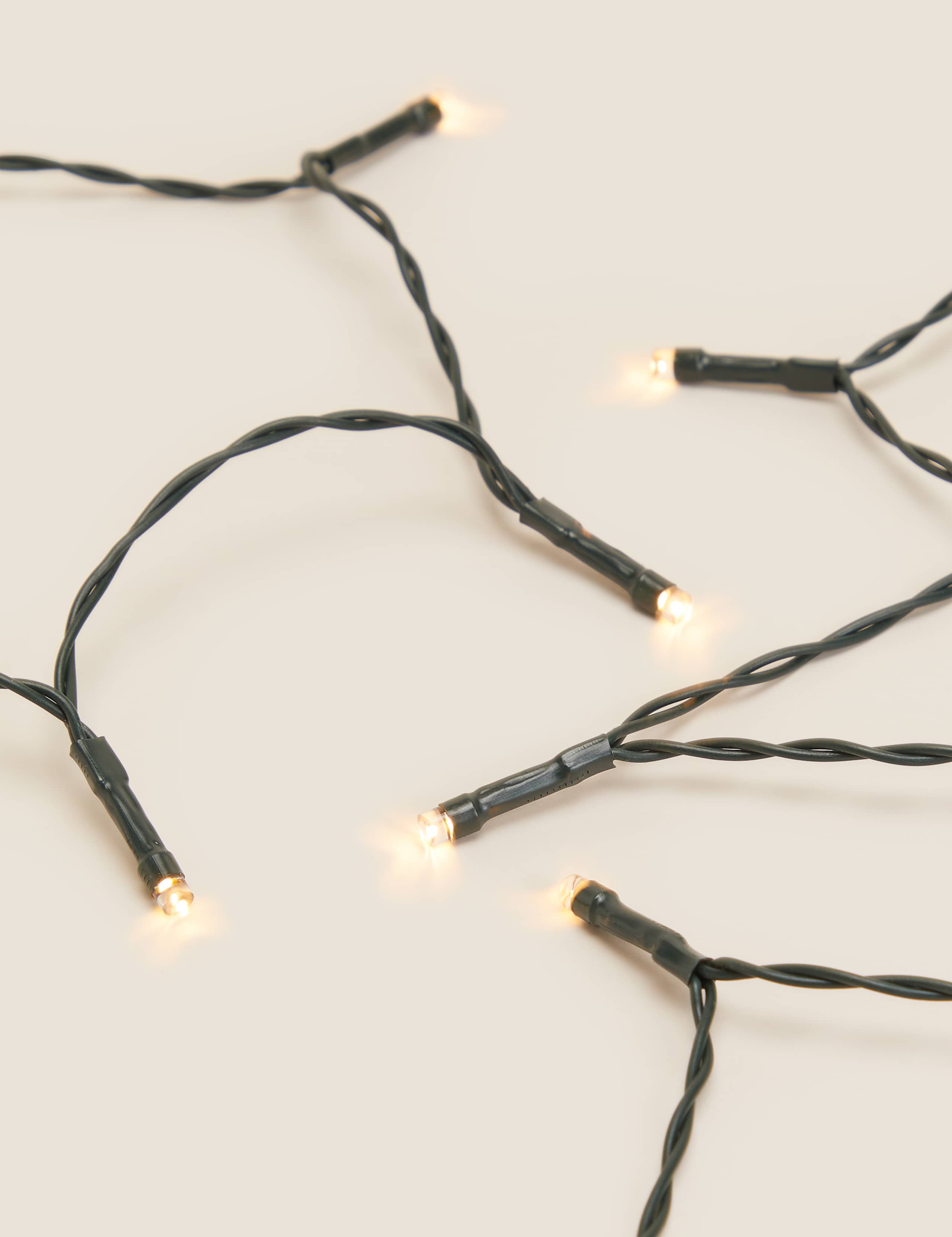 100 Warm White LED Battery Lights 4 of 4