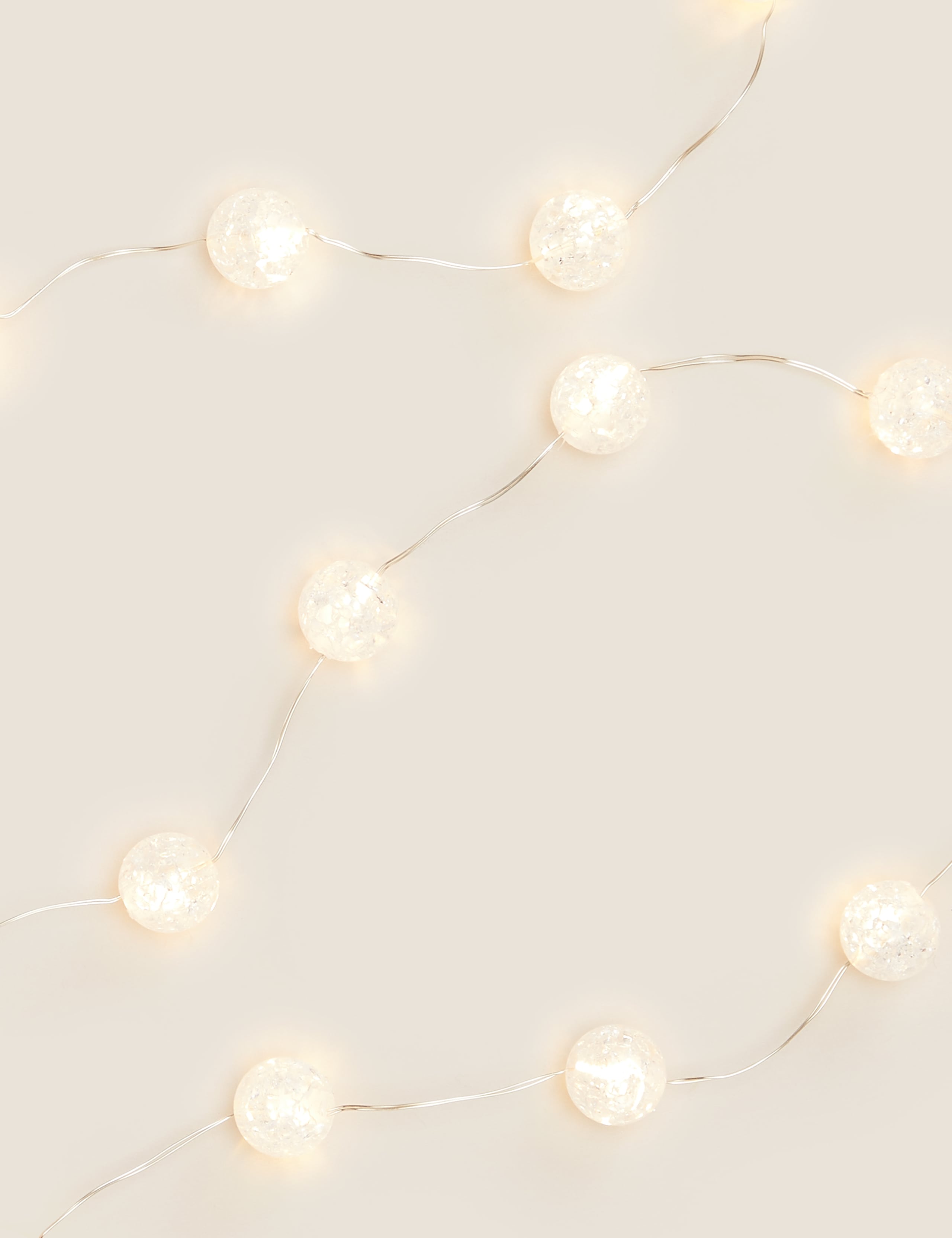 20 Frosted Ball Battery String Lights 3 of 6