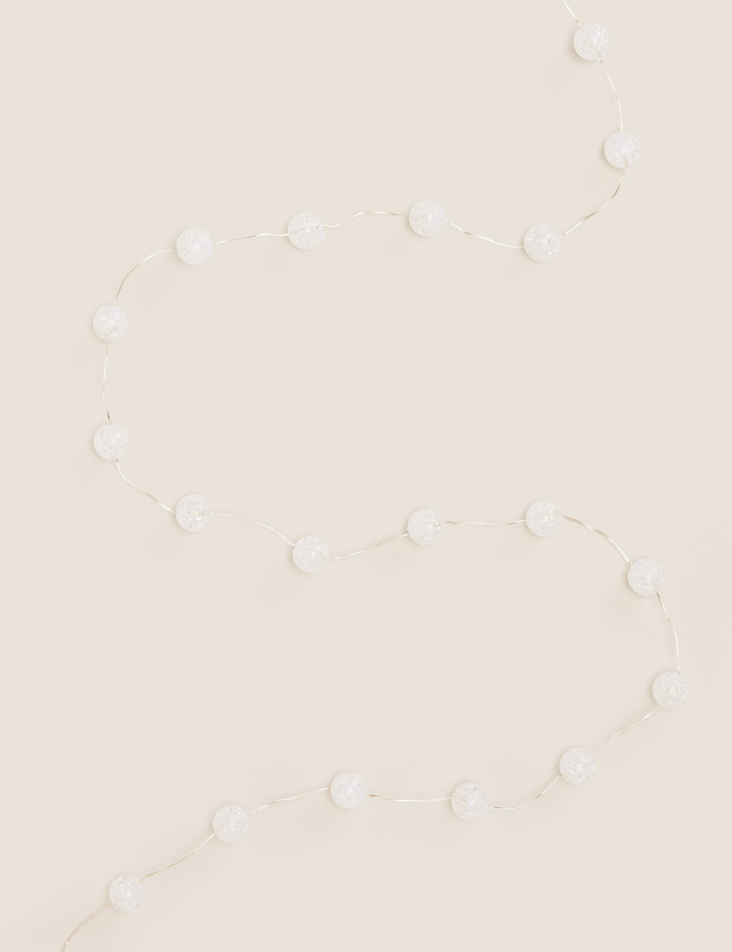 20 Frosted Ball Battery String Lights 4 of 6
