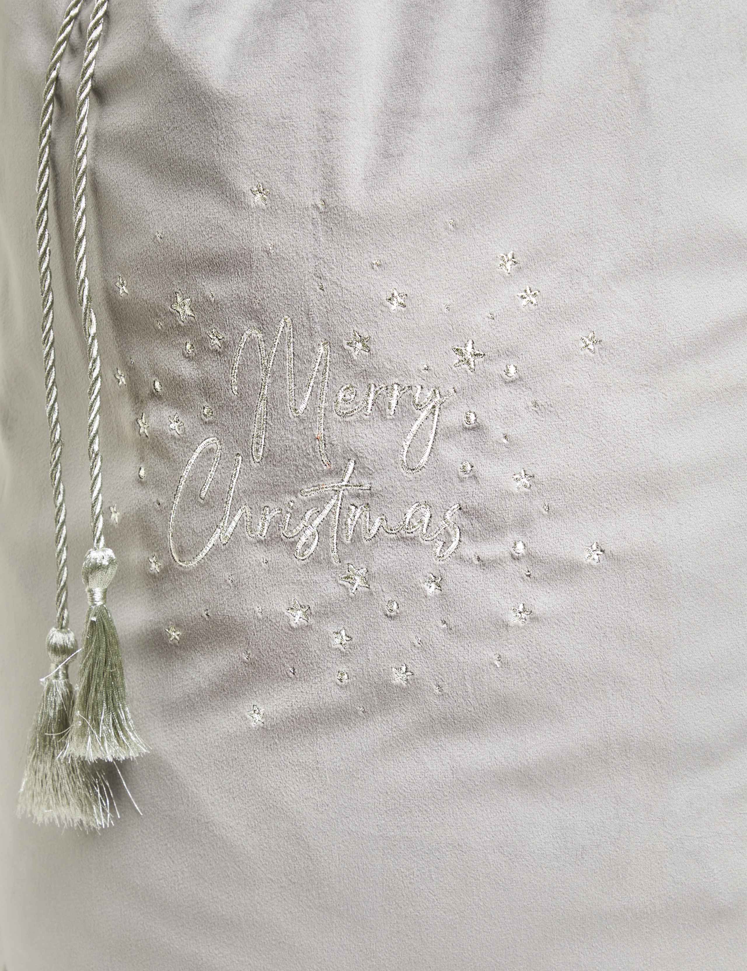 Velvet Merry Christmas Sack 3 of 4