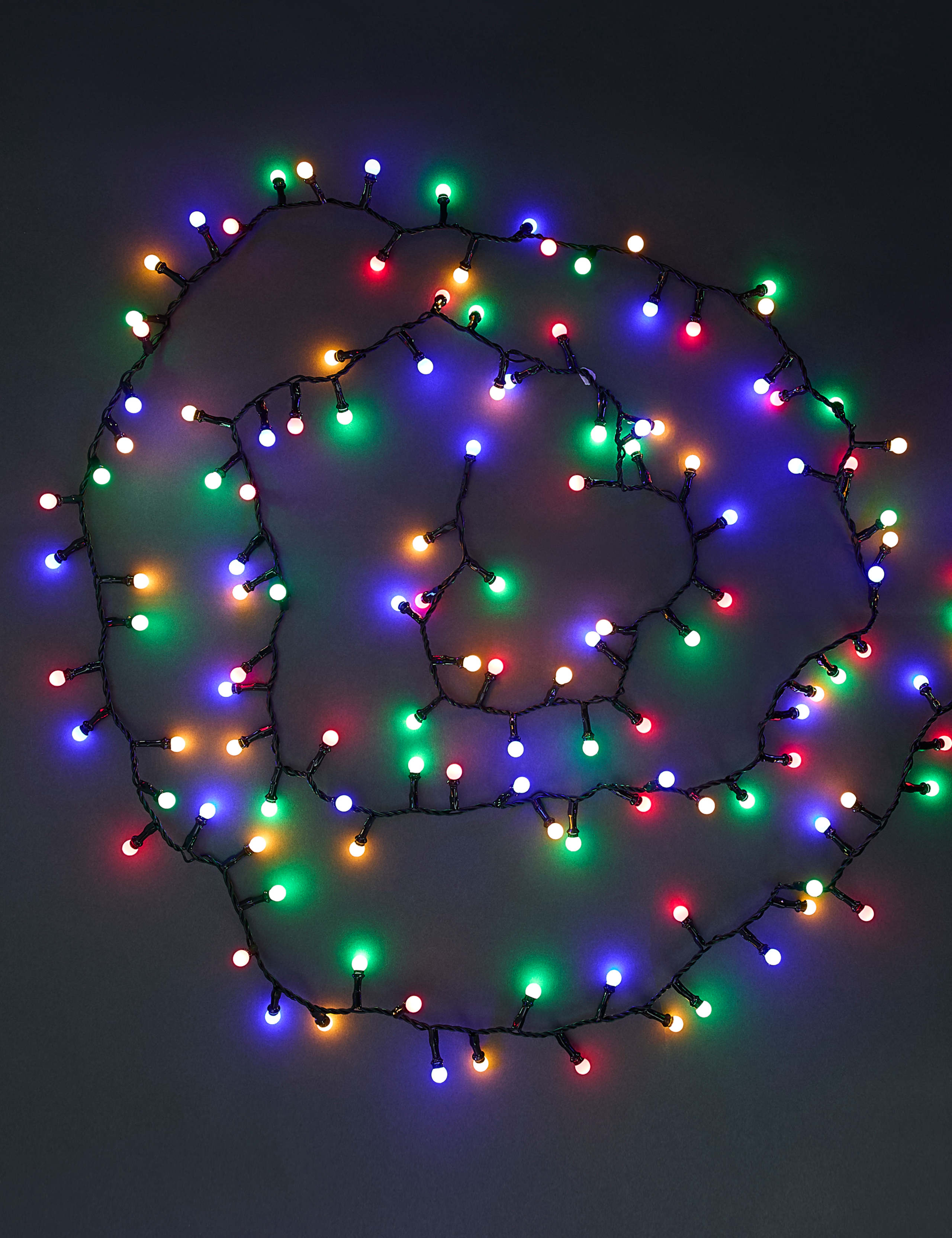 300 Multicoloured Cluster Ball Mains Lights 1 of 4