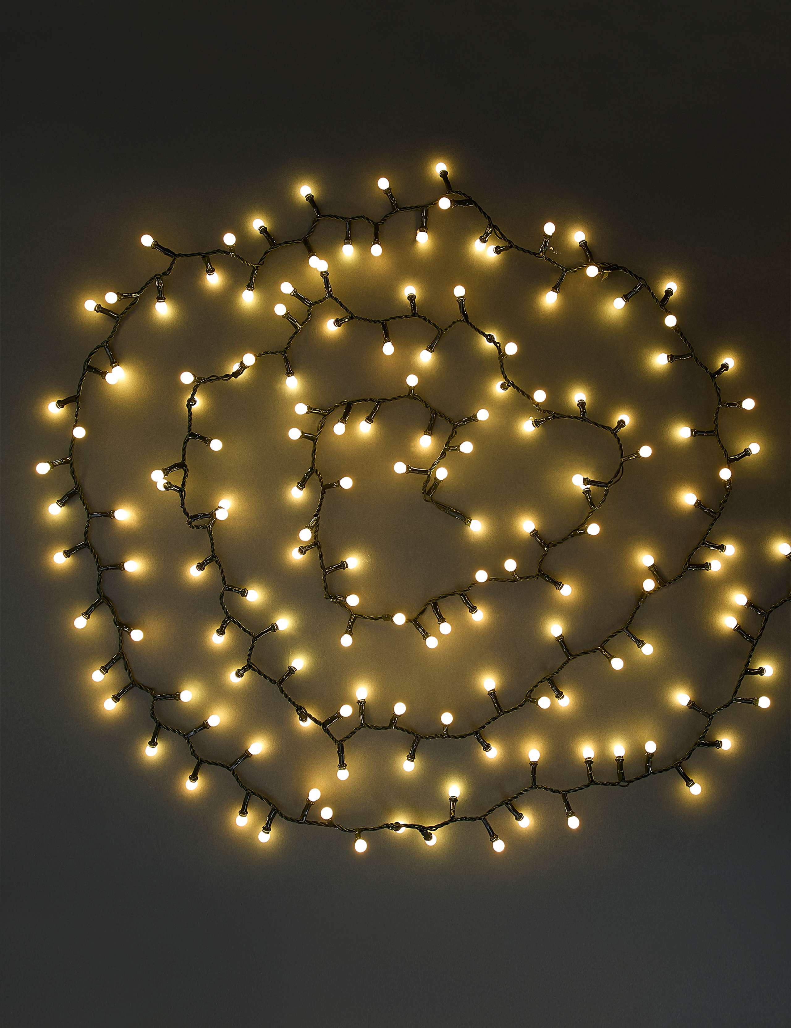 300 Warm White Cluster Ball Mains Lights 1 of 4