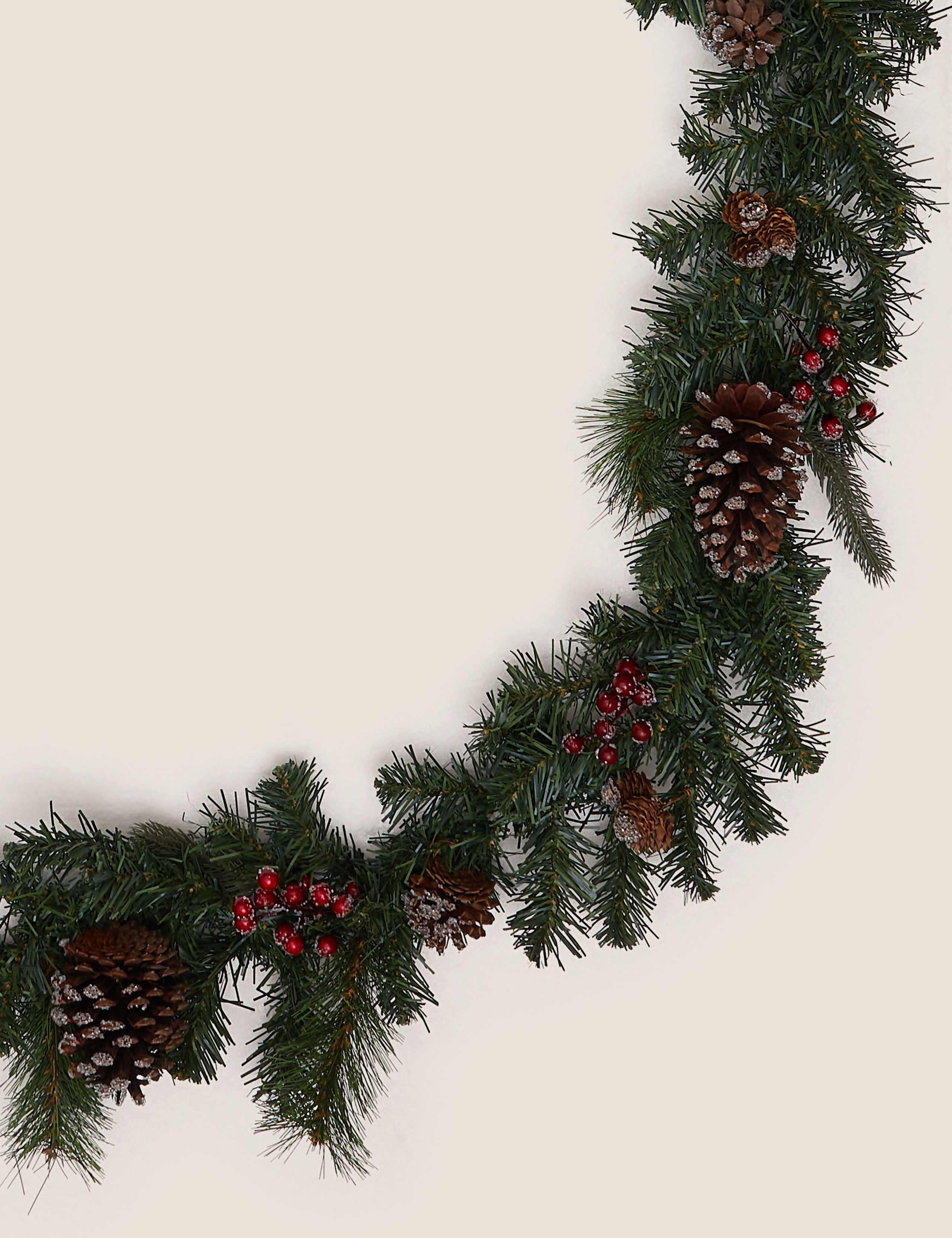 12ft Unlit Berry Garland 2 of 2
