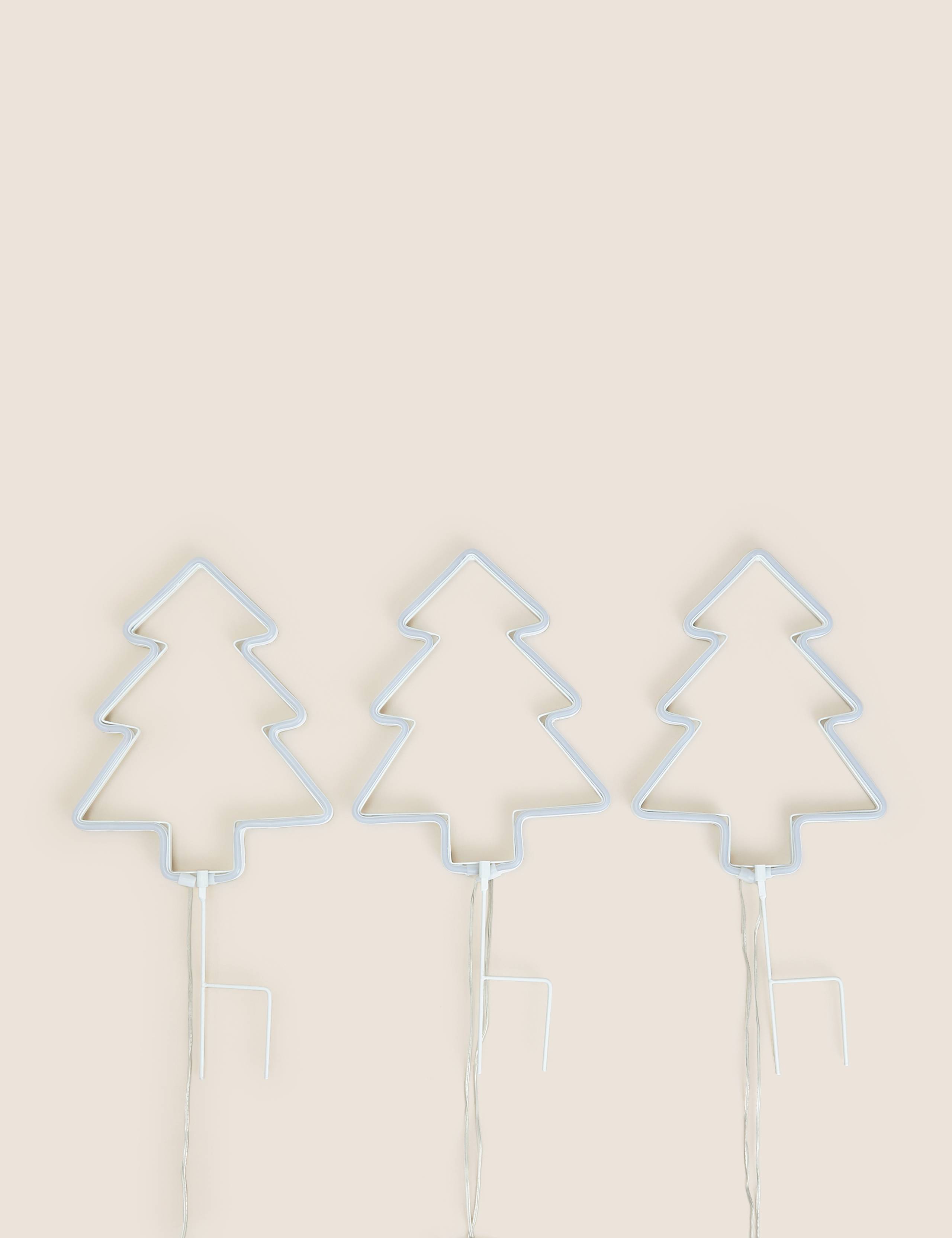 3pk Green Tree Pathfinder Neon Lights 3 of 4