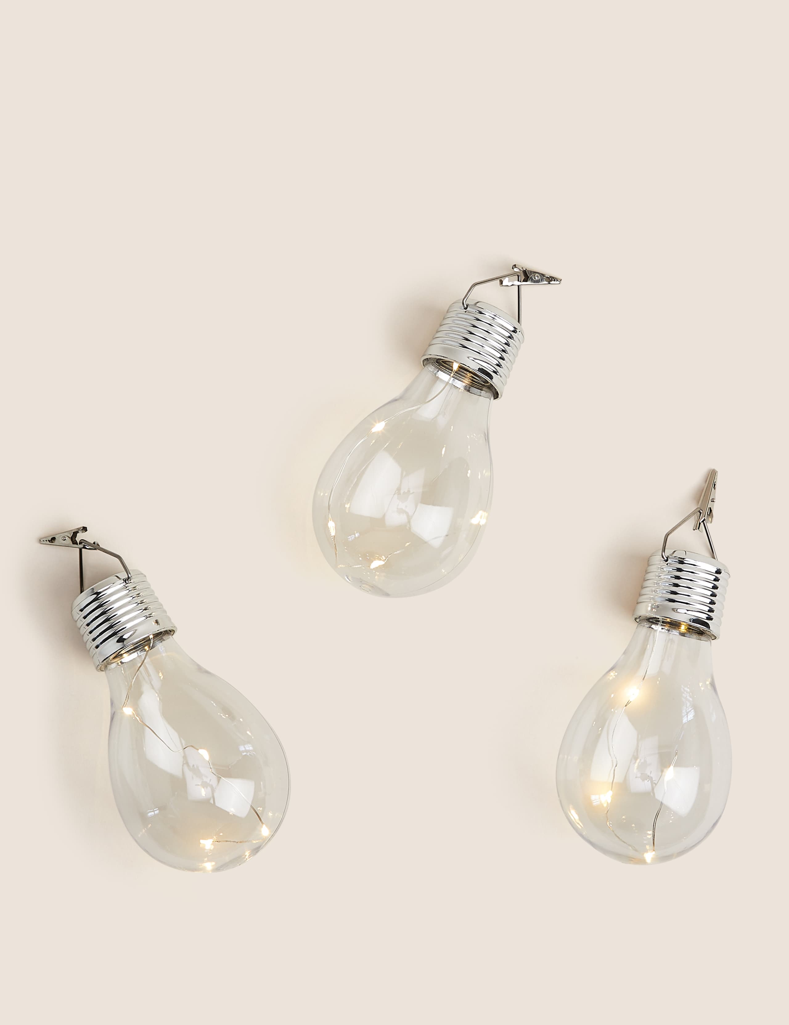 3pk Outdoor Solar Lights 2 of 3