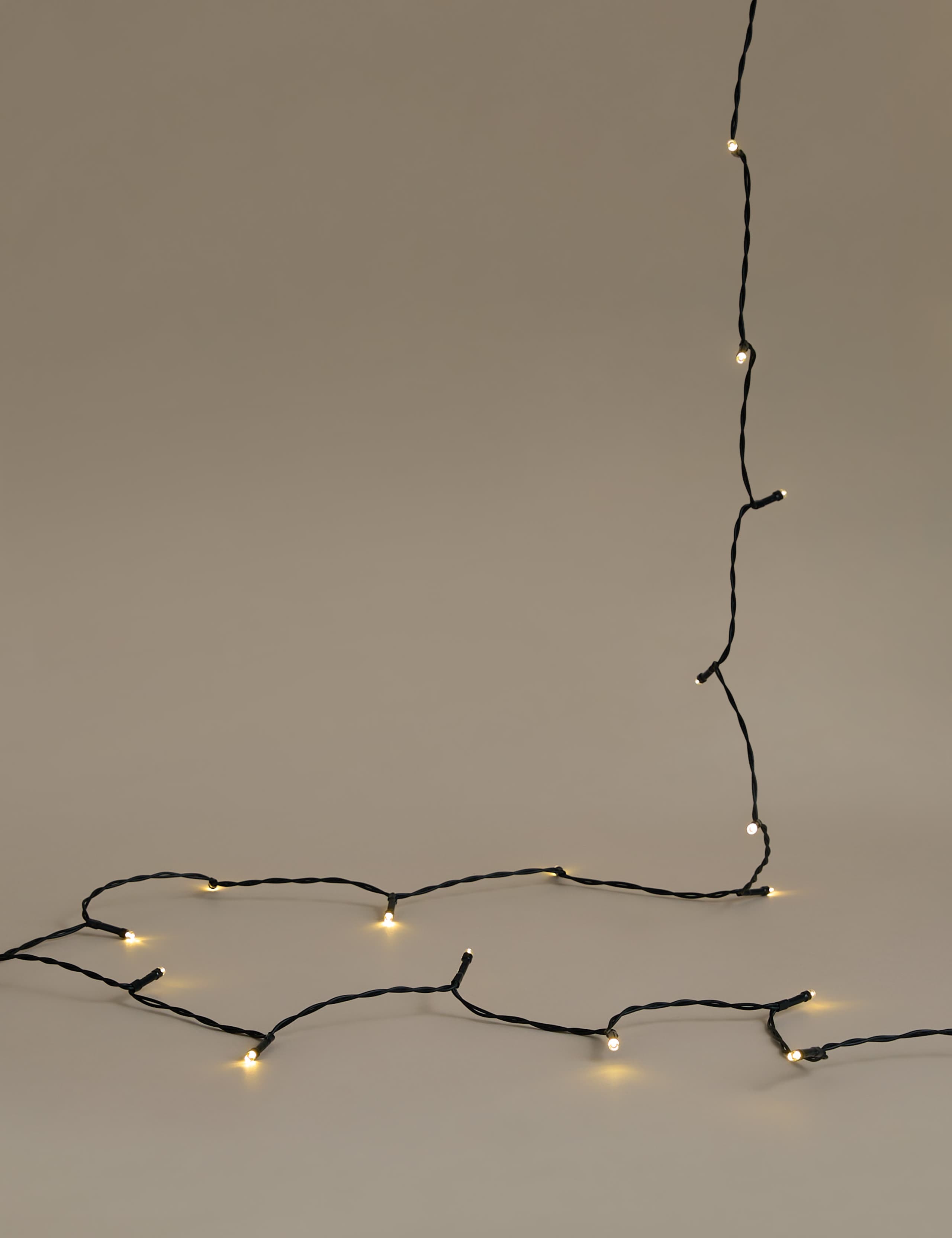 100 LED Warm White Battery String Lights 1 of 4