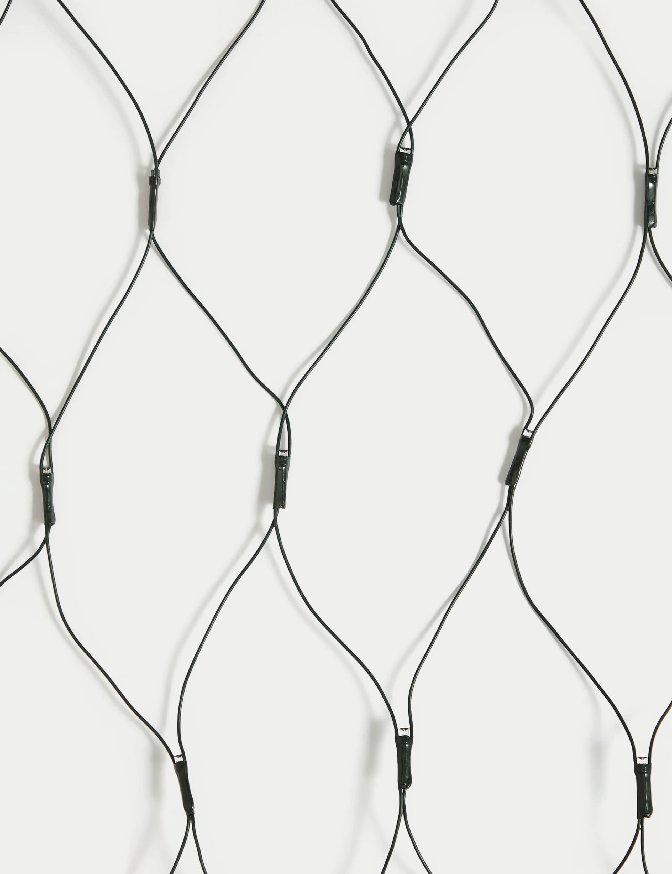 200 Warm White LED Net Outdoor Solar Lights 3 of 4