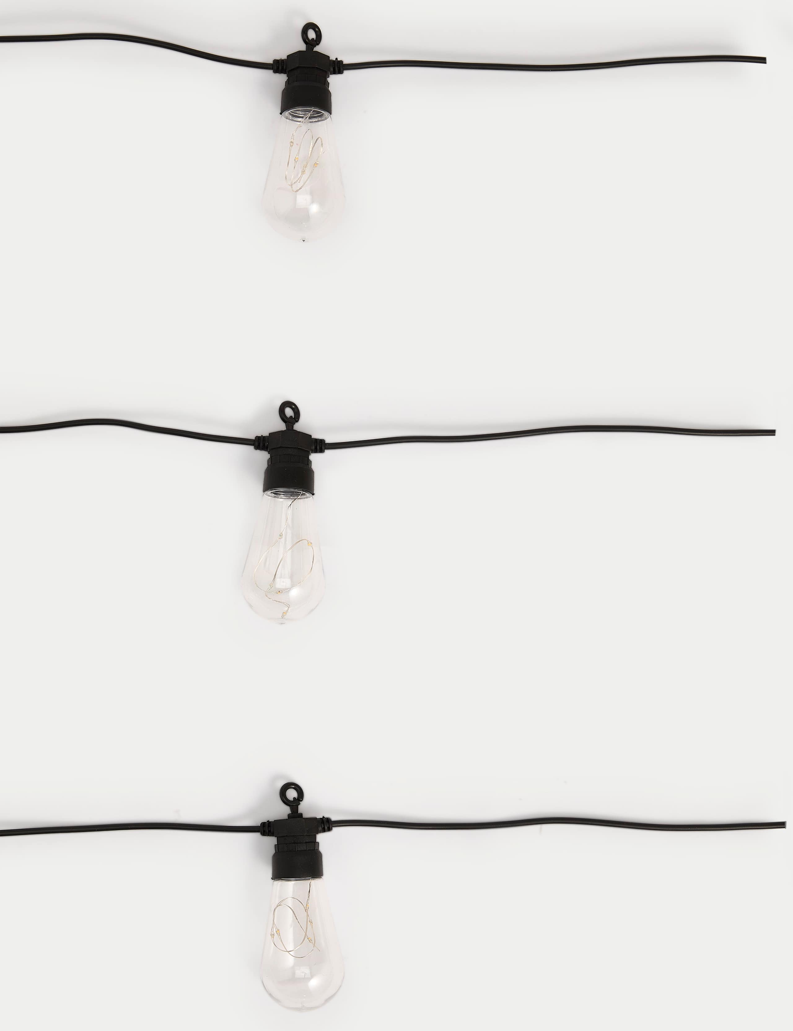 20 Warm White Solar & Mains Festoon Lights 3 of 4