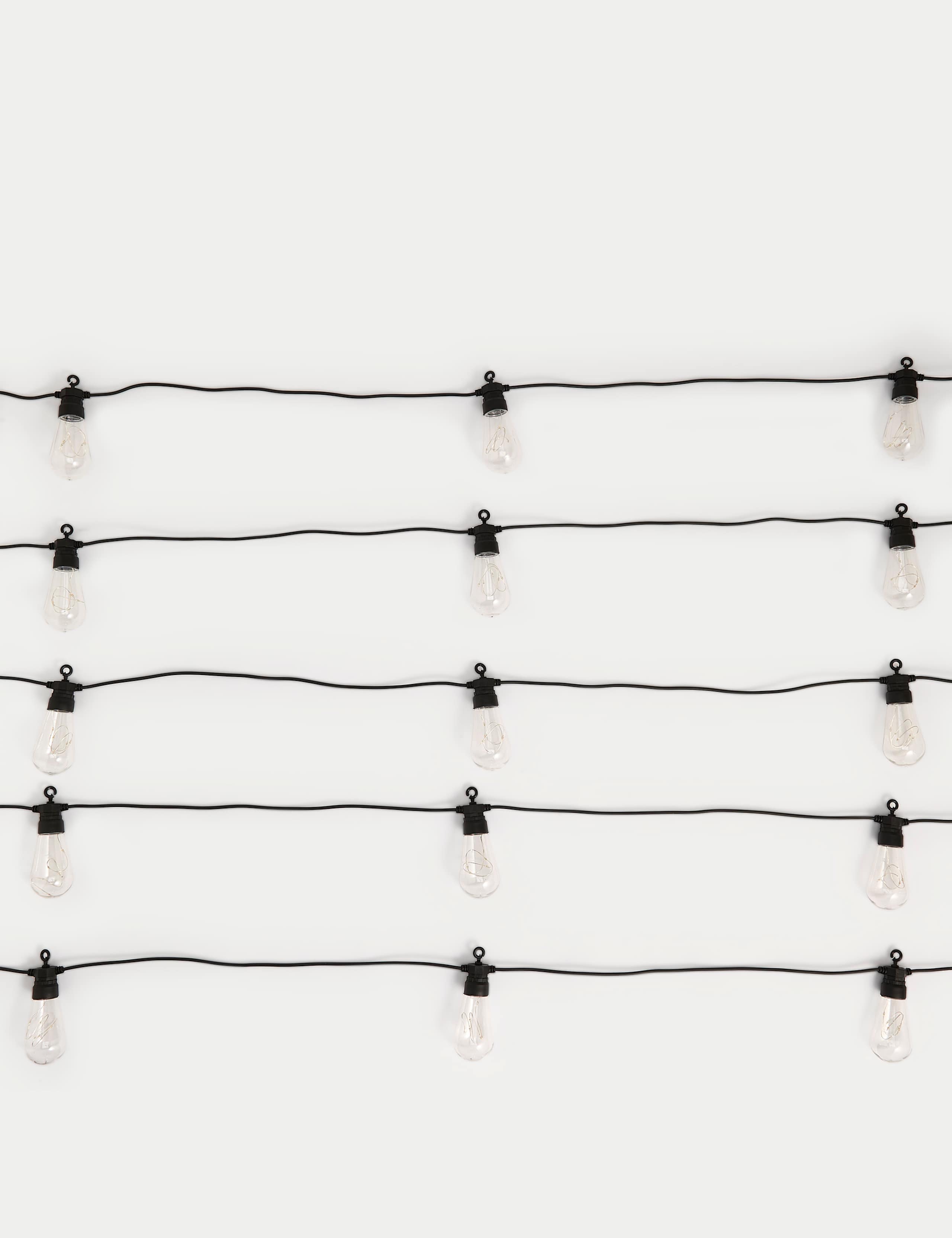 20 Warm White Solar & Mains Festoon Lights 2 of 4
