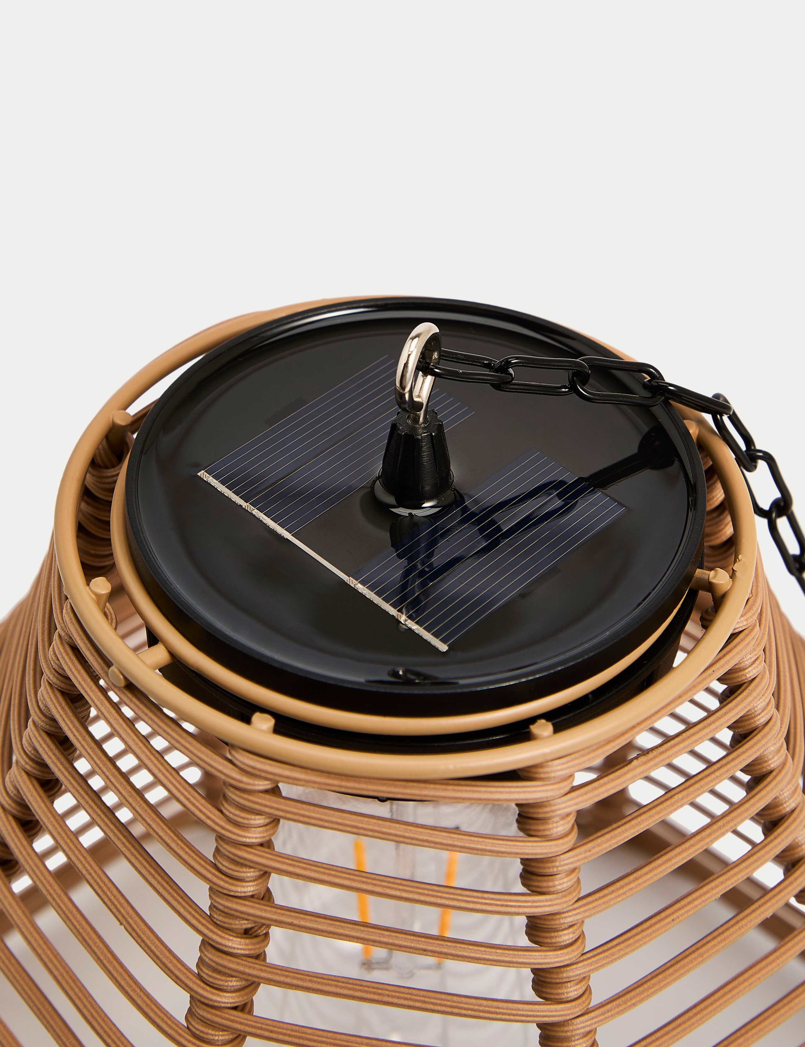 Warm White Woven Solar Pendant Light 4 of 4