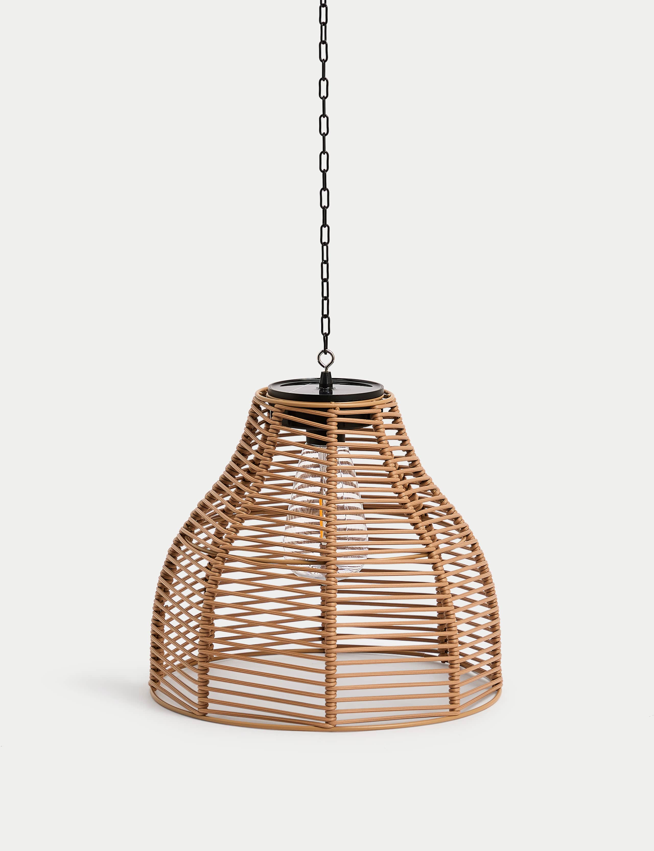 Warm White Woven Solar Pendant Light 2 of 4