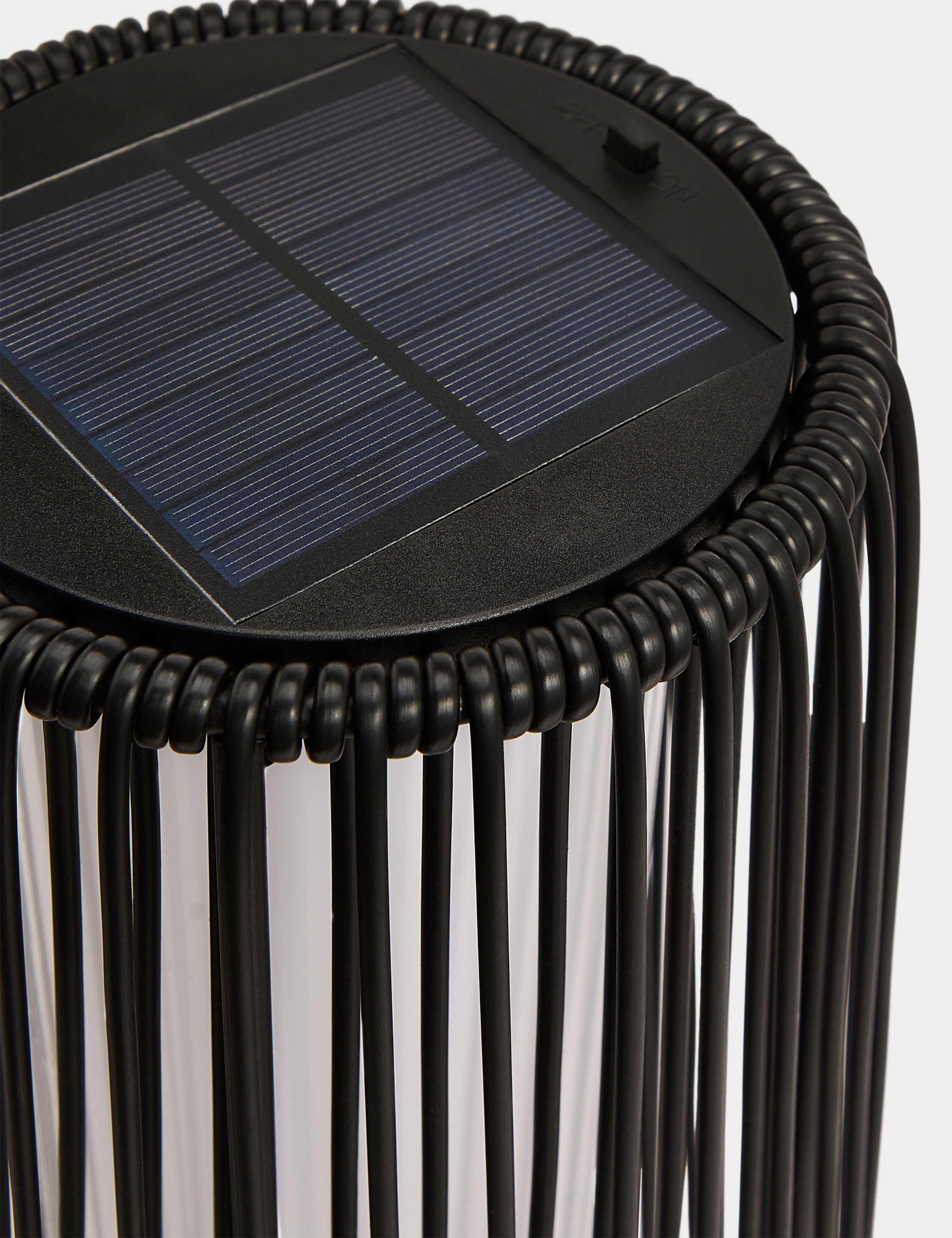 Large Warm White LED Solar Rope Lantern 4 of 4