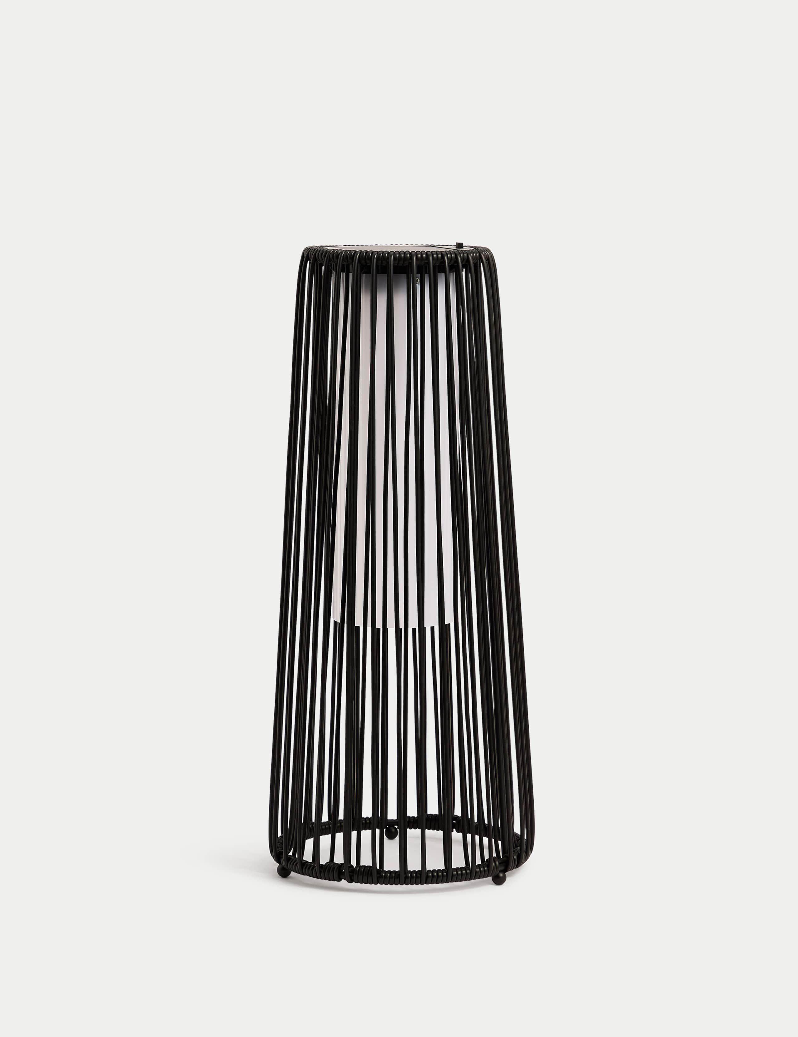 Large Warm White LED Solar Rope Lantern 2 of 4