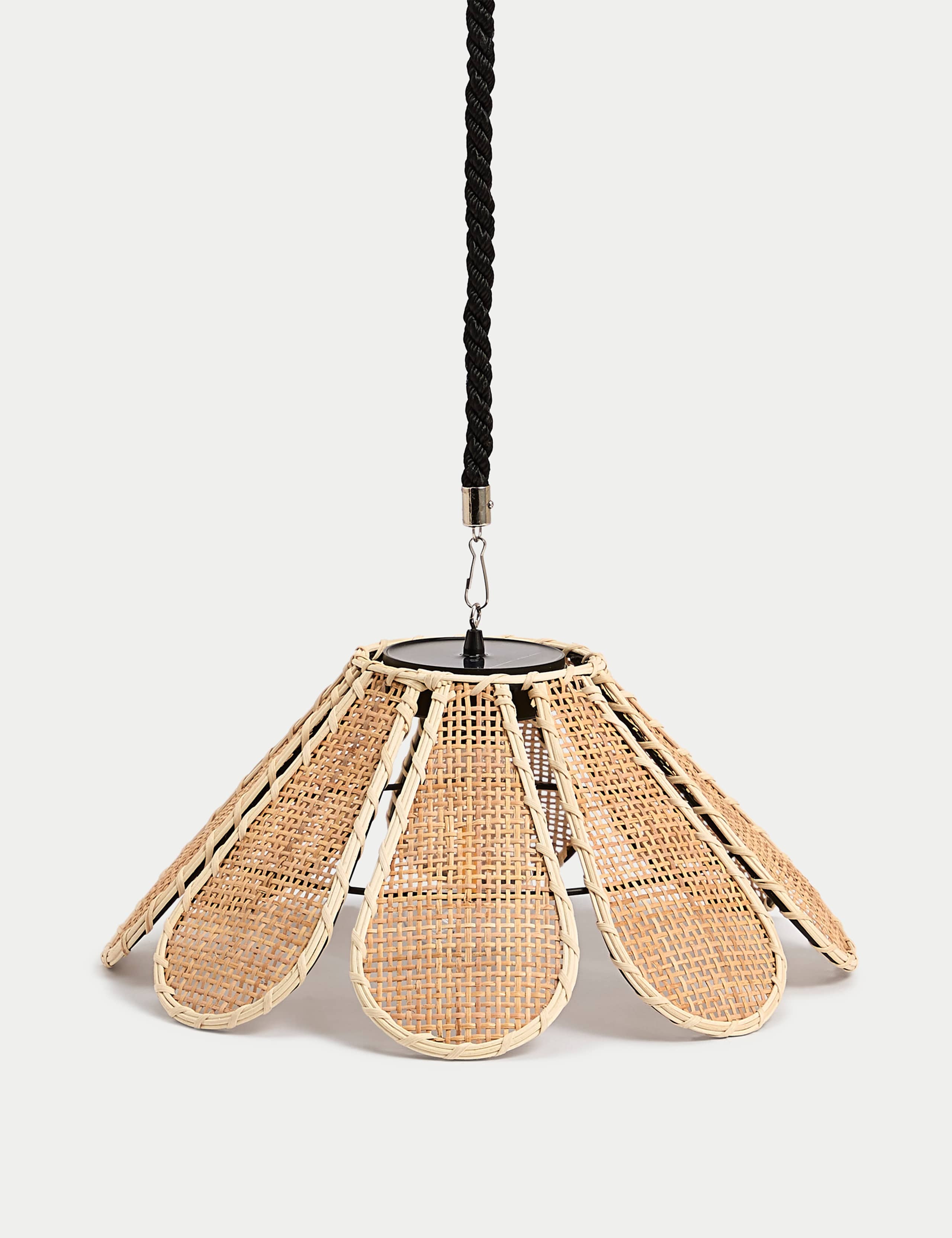 Scallop Solar Outdoor Pendant Light 2 of 5