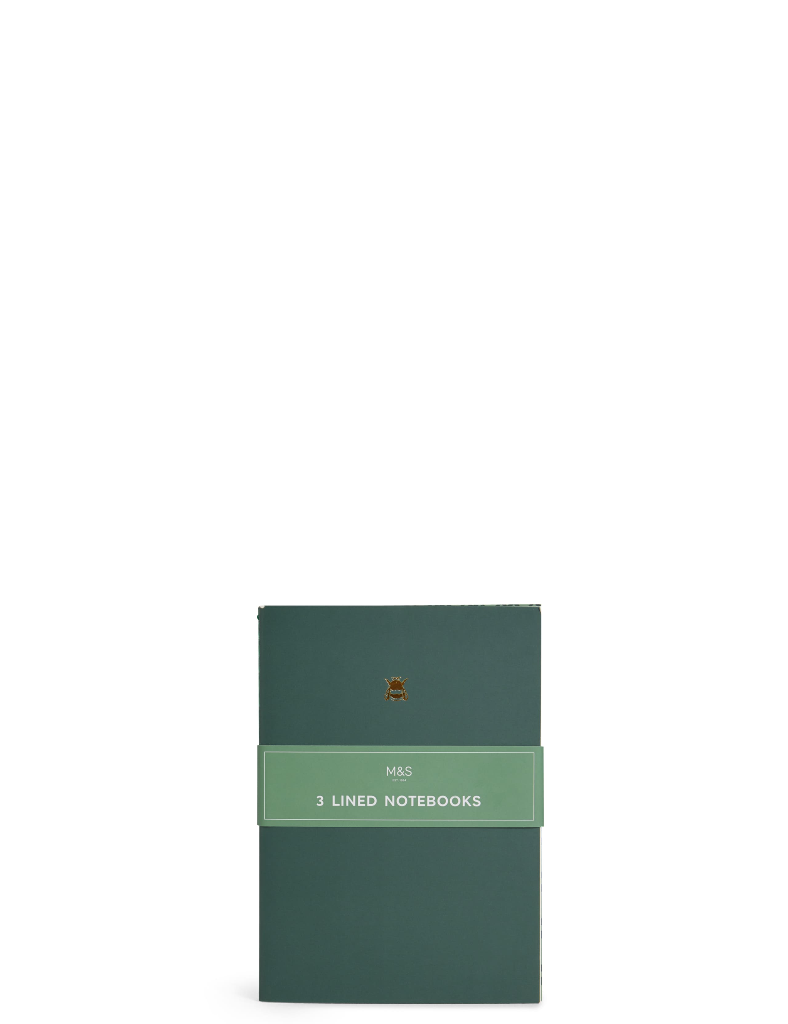 Set of 3 A6 Botanical Print Notebooks 1 of 5