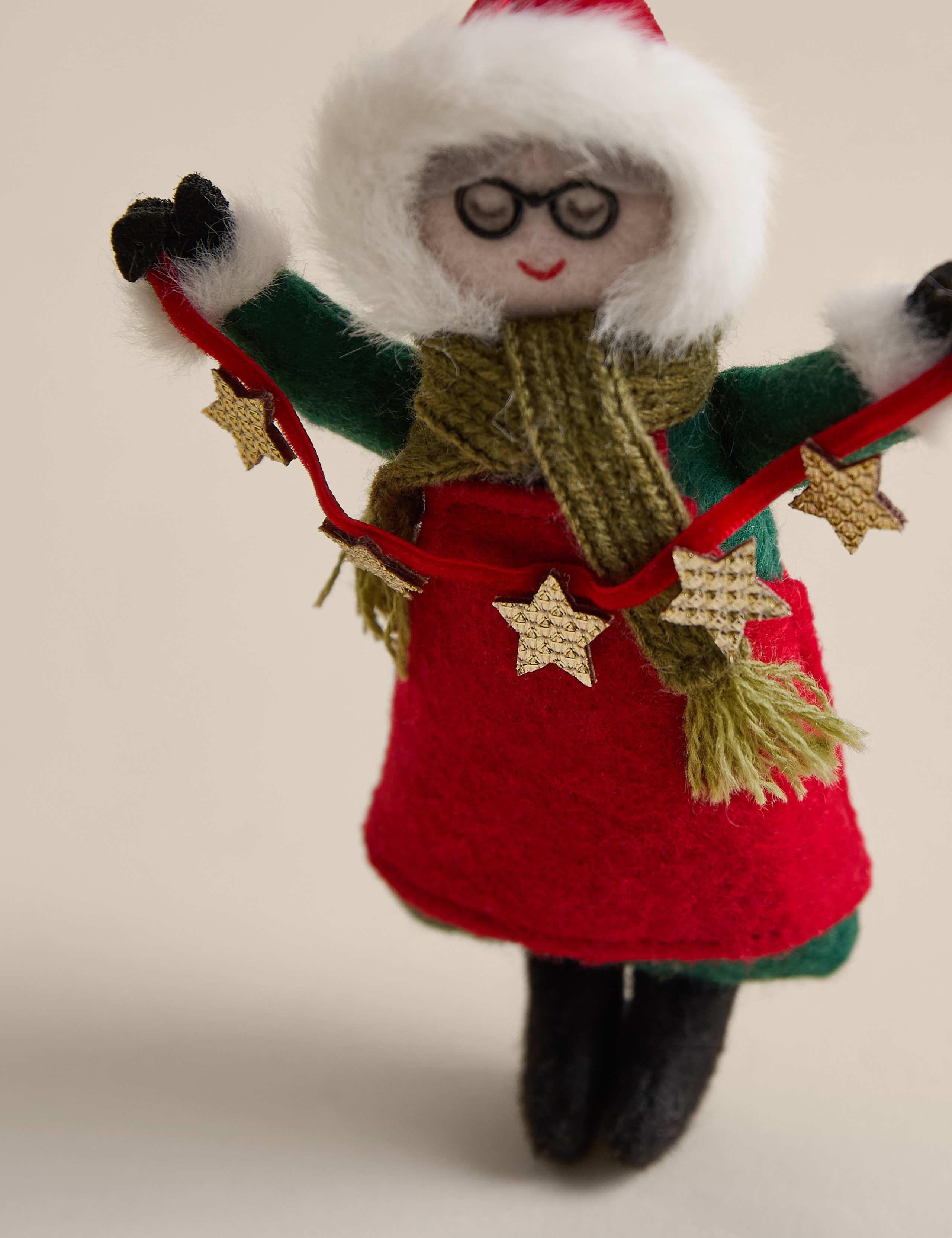 Felt Hanging Mother Claus Decoration 2 of 2