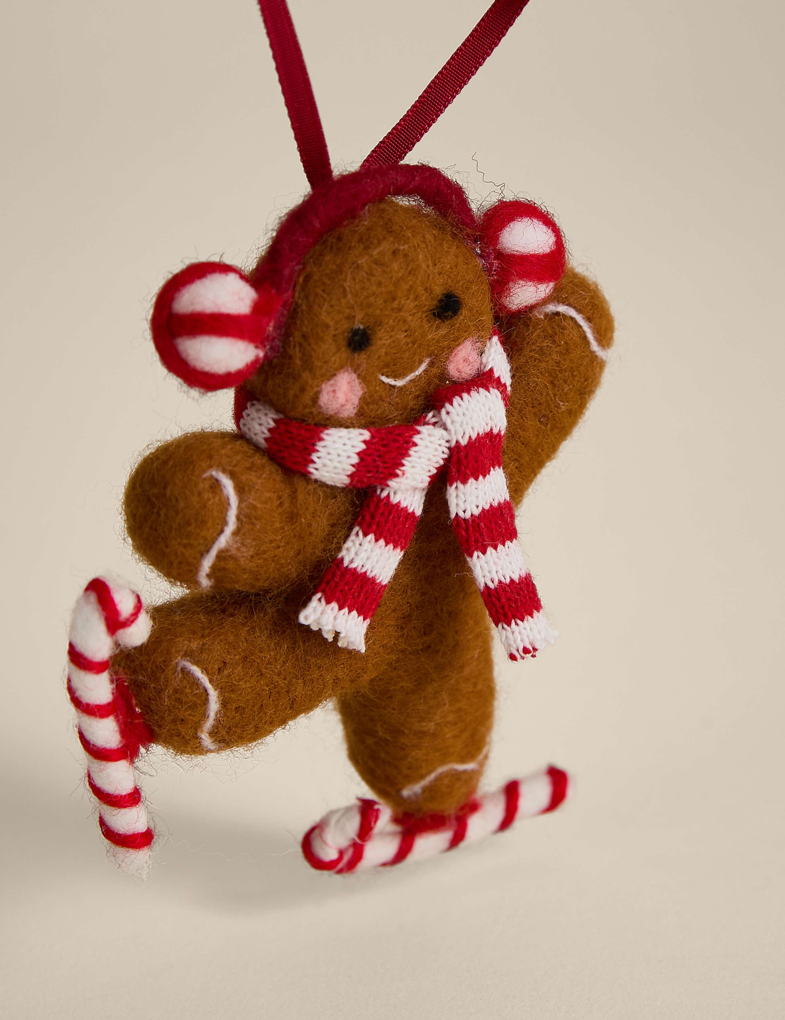 Felt Gingerbread Hanging Decoration 2 of 2