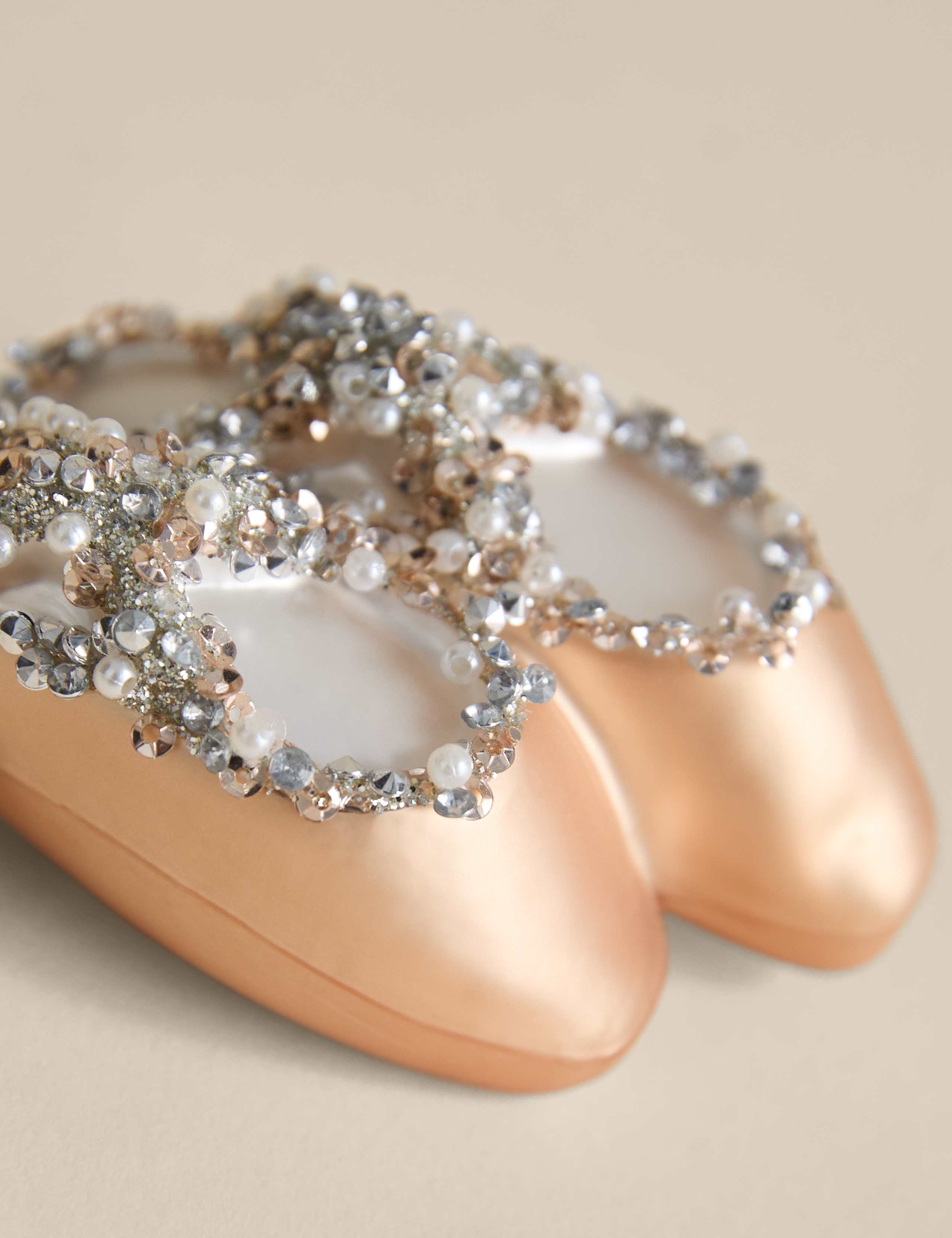Glass Hanging Ballet Slippers Decoration 2 of 2