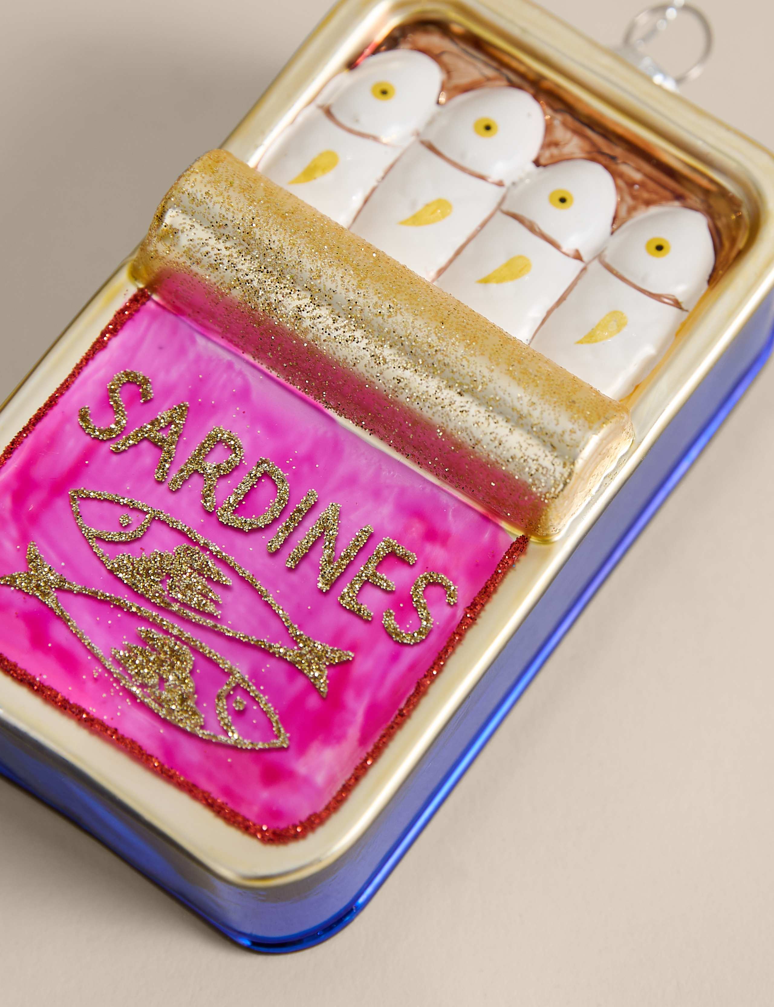 Glass Hanging Sardines Decoration 3 of 3