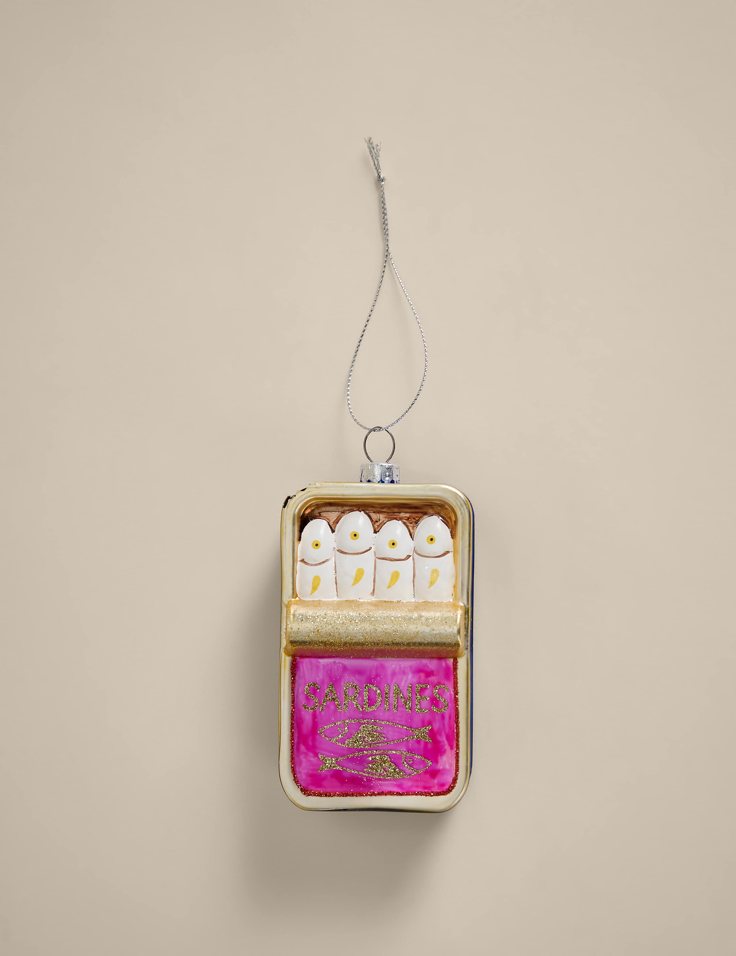 Glass Hanging Sardines Decoration 2 of 3