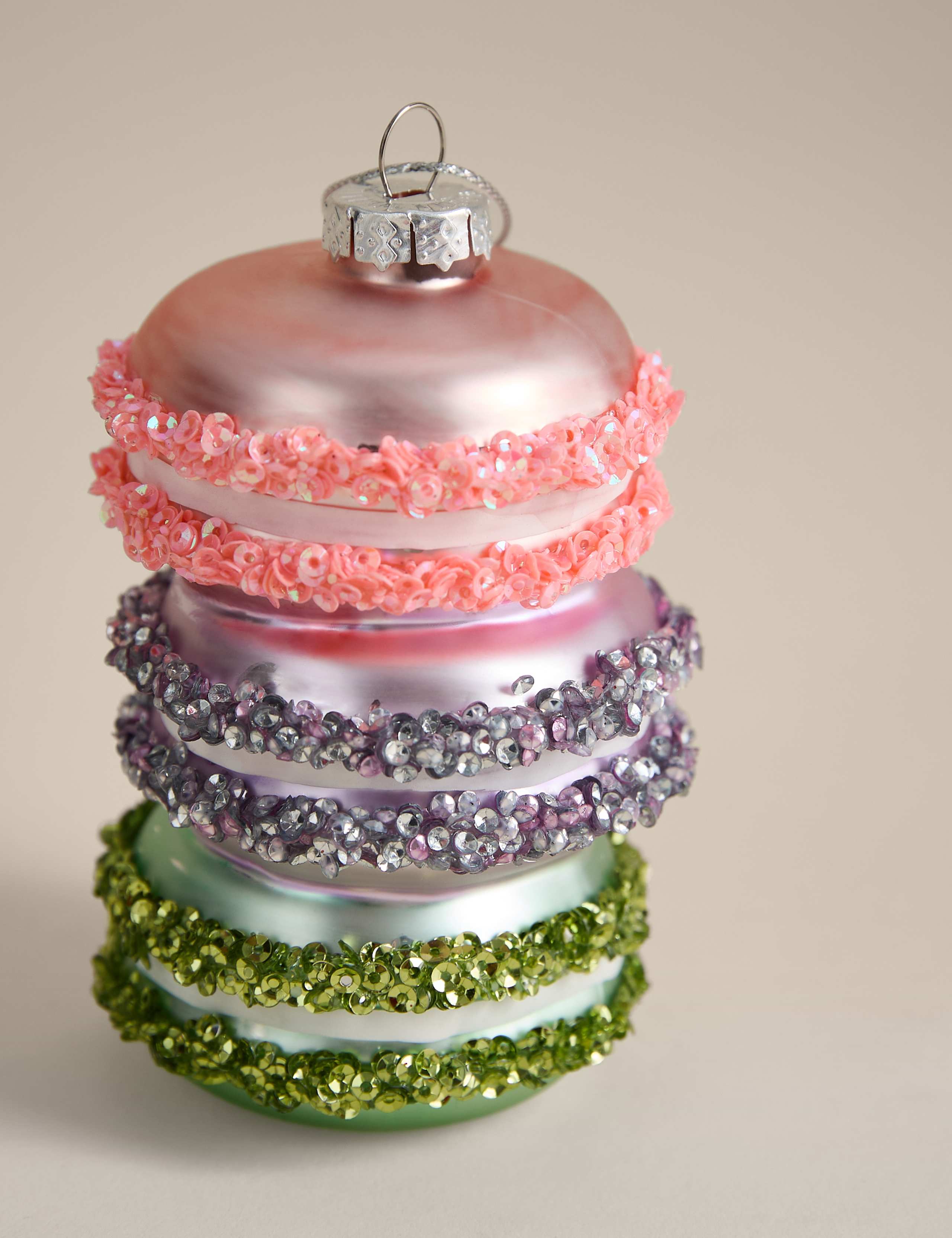 Glass Hanging Macarons Decoration 3 of 5