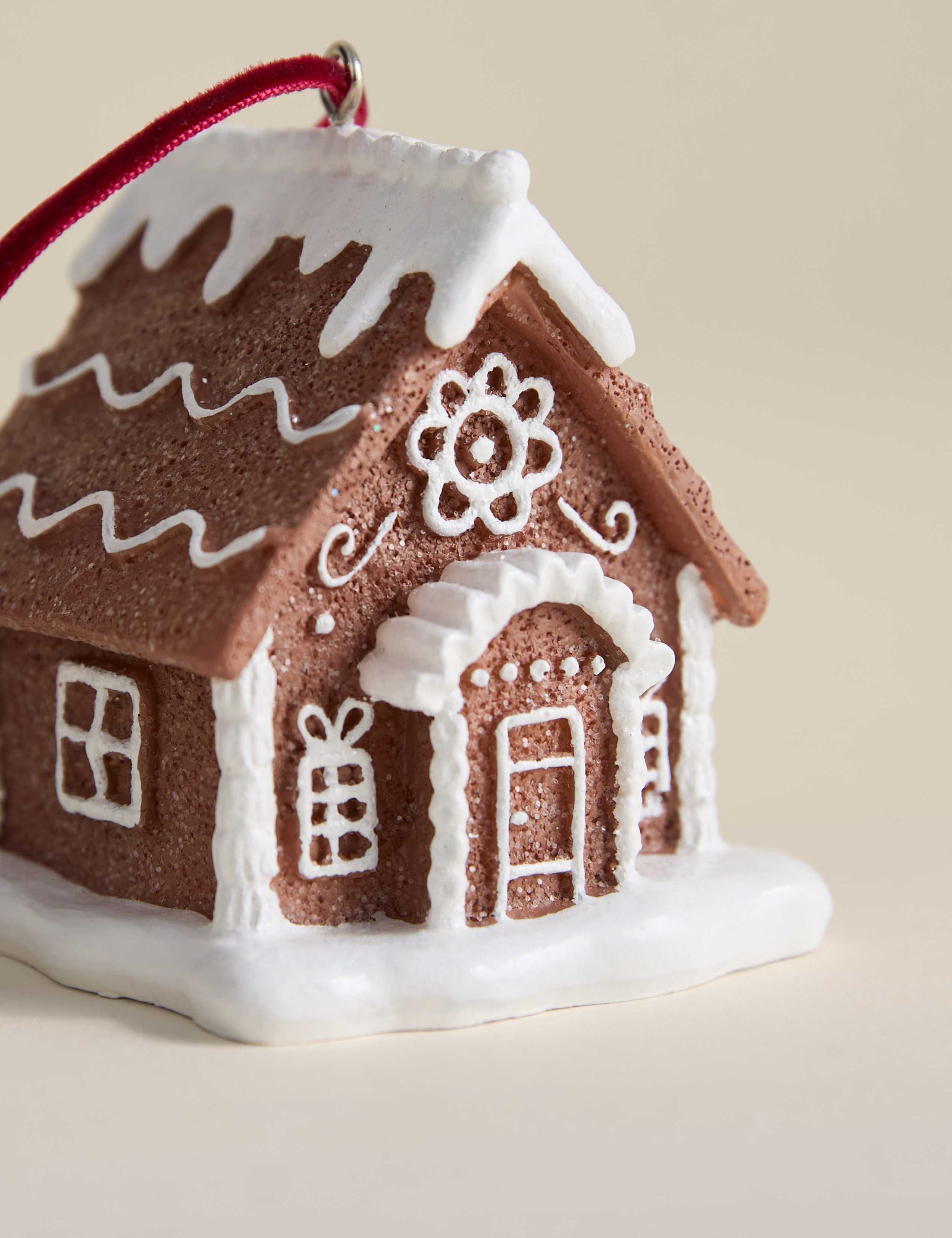 Hanging Gingerbread House Decoration 2 of 2