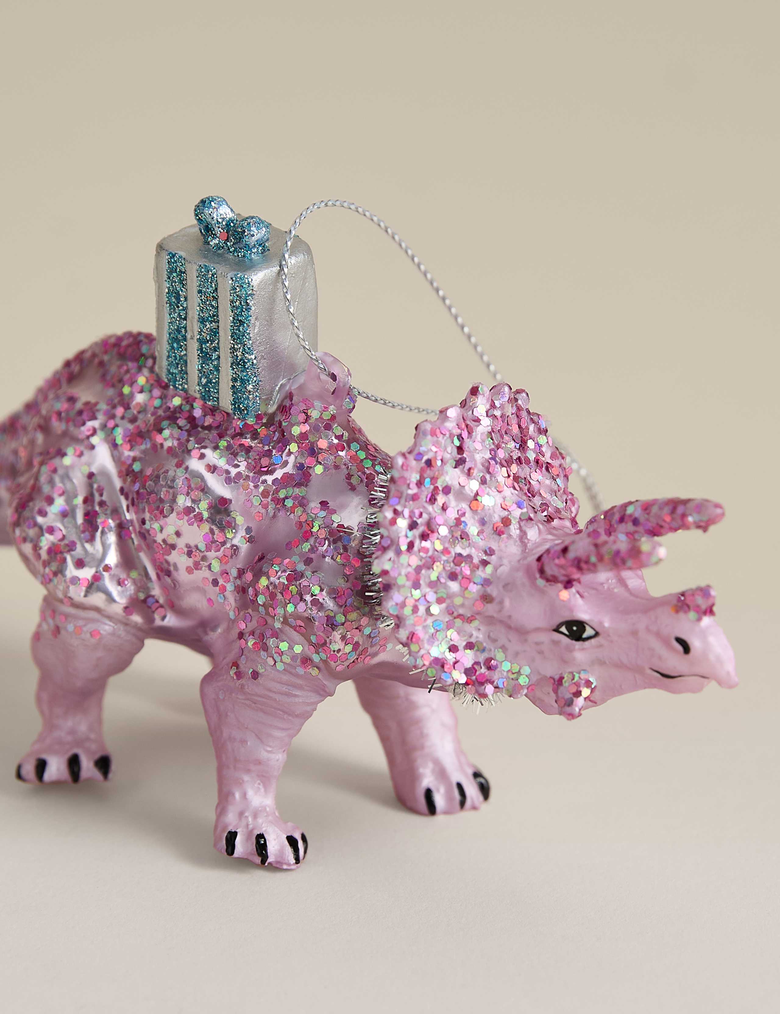 Pastel Dinosaur Glass Hanging  Decoration 2 of 2