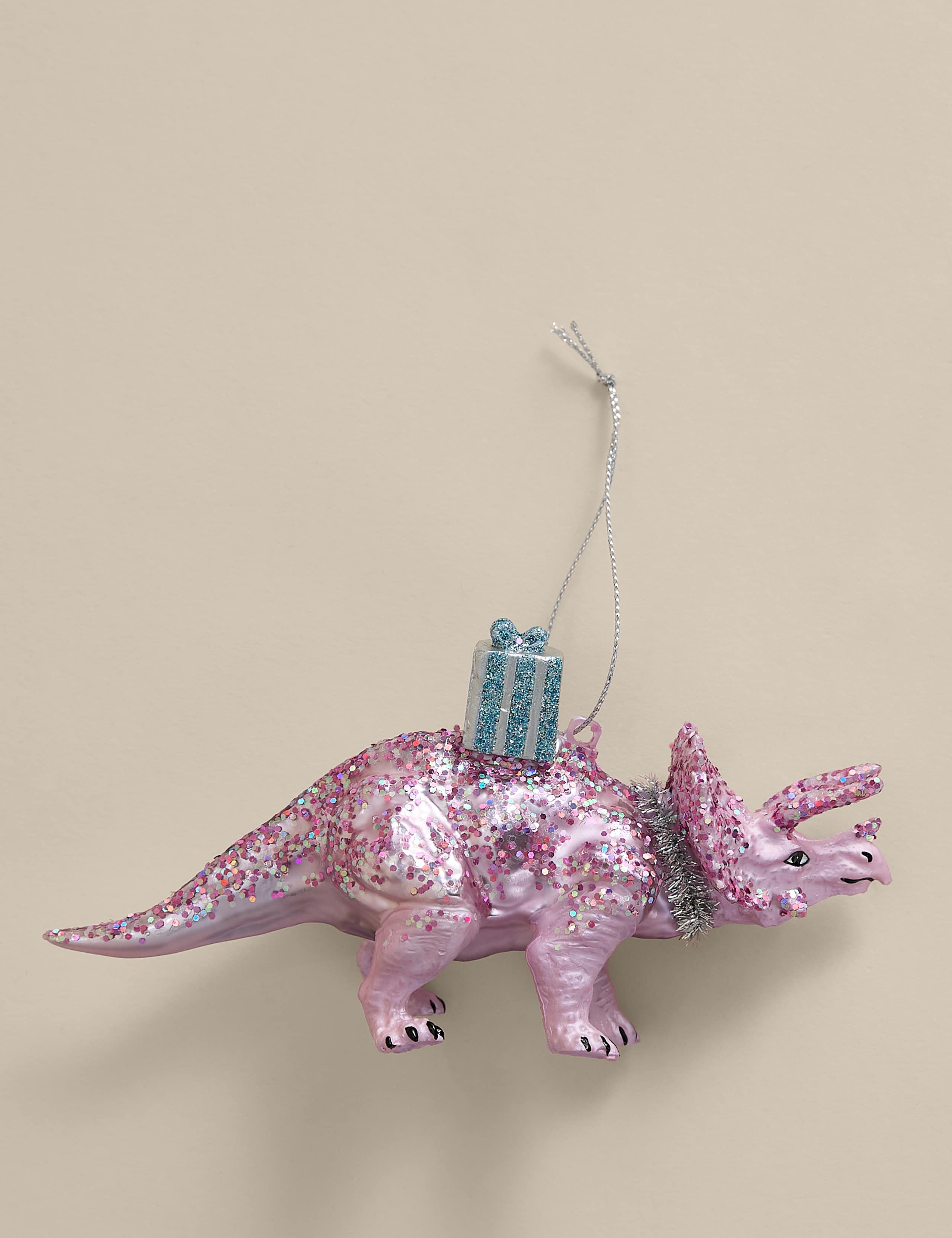 Pastel Dinosaur Glass Hanging  Decoration 1 of 2