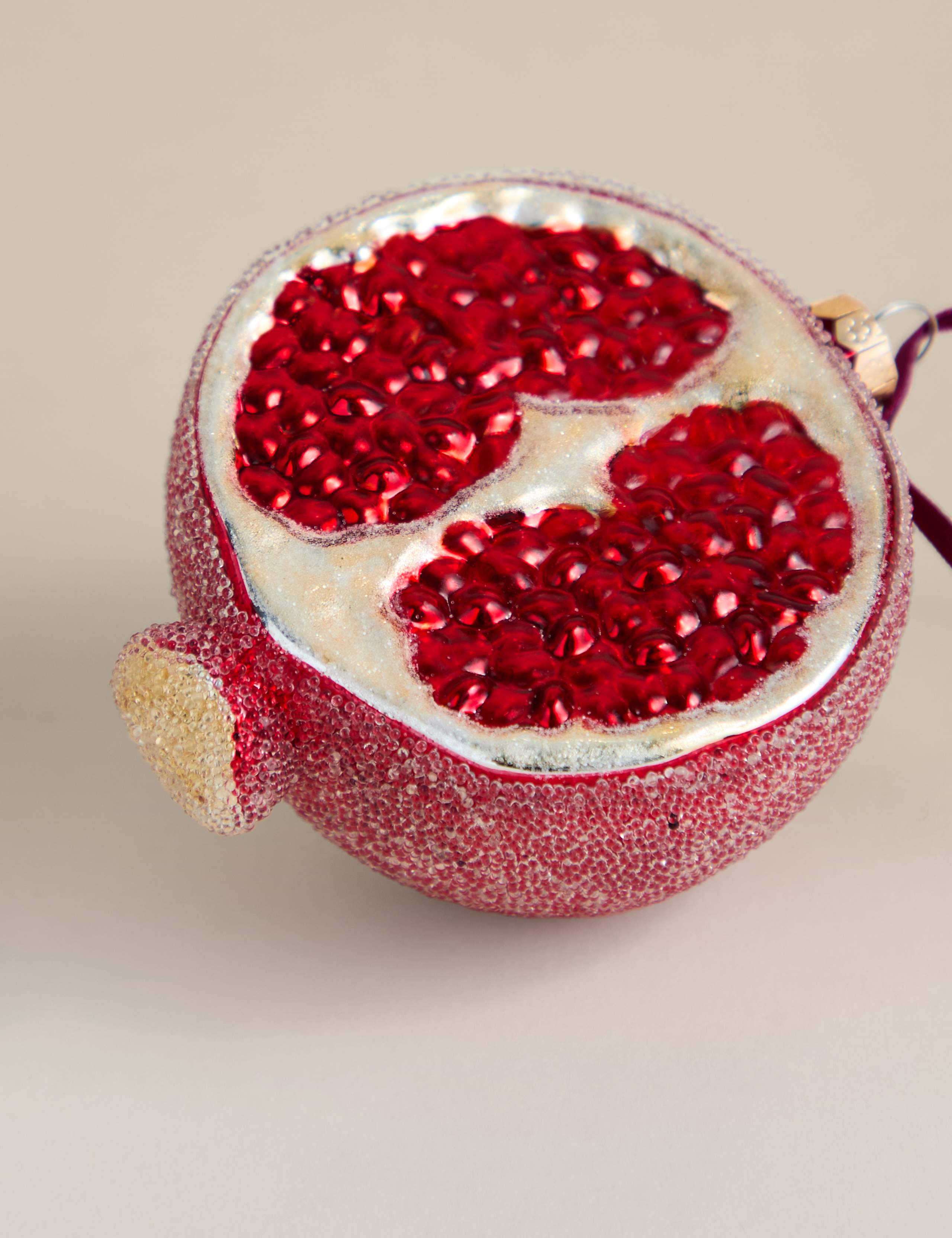 Glass Hanging Pomegranate Decoration 3 of 5