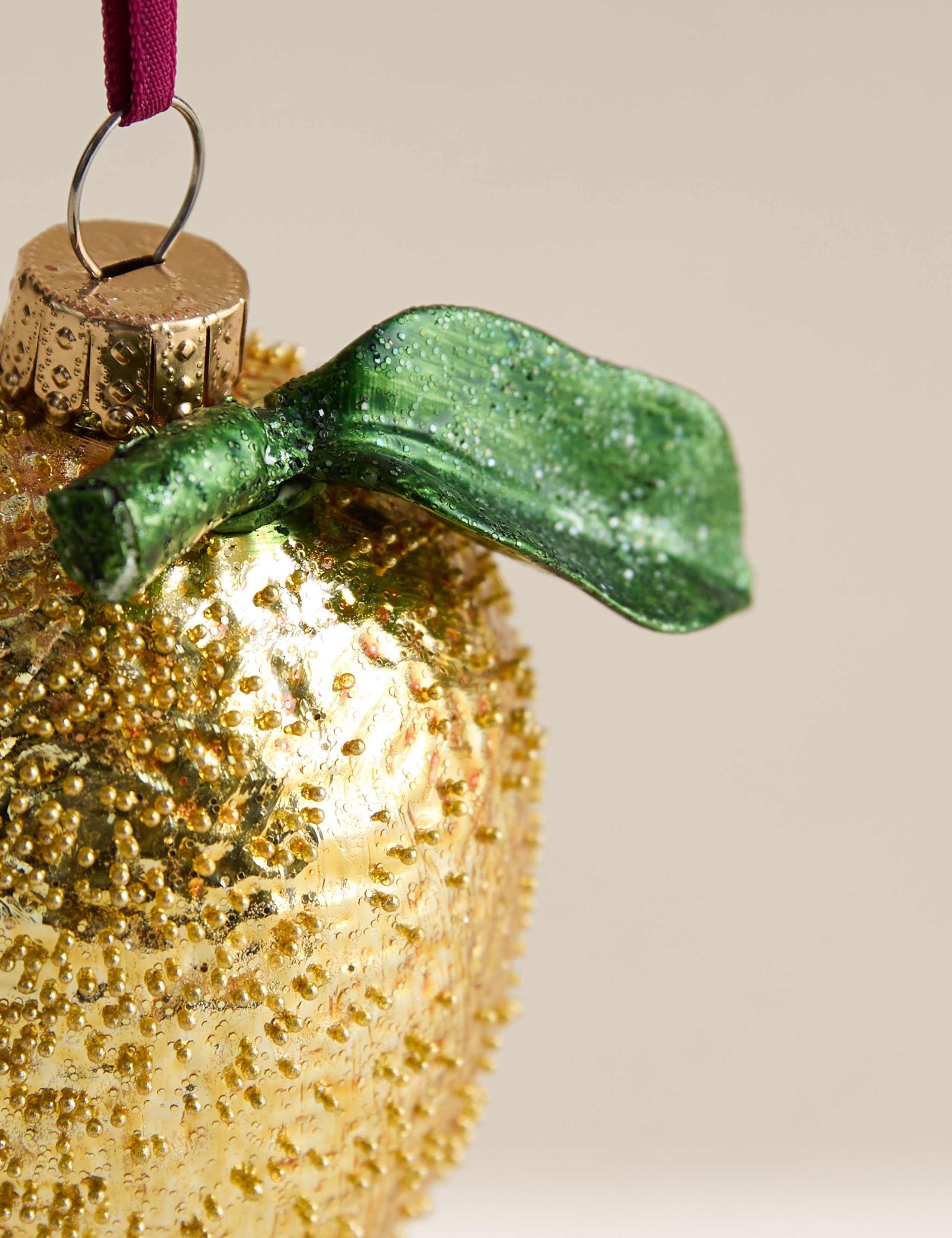 Glass Hanging Lemon Decoration 2 of 2