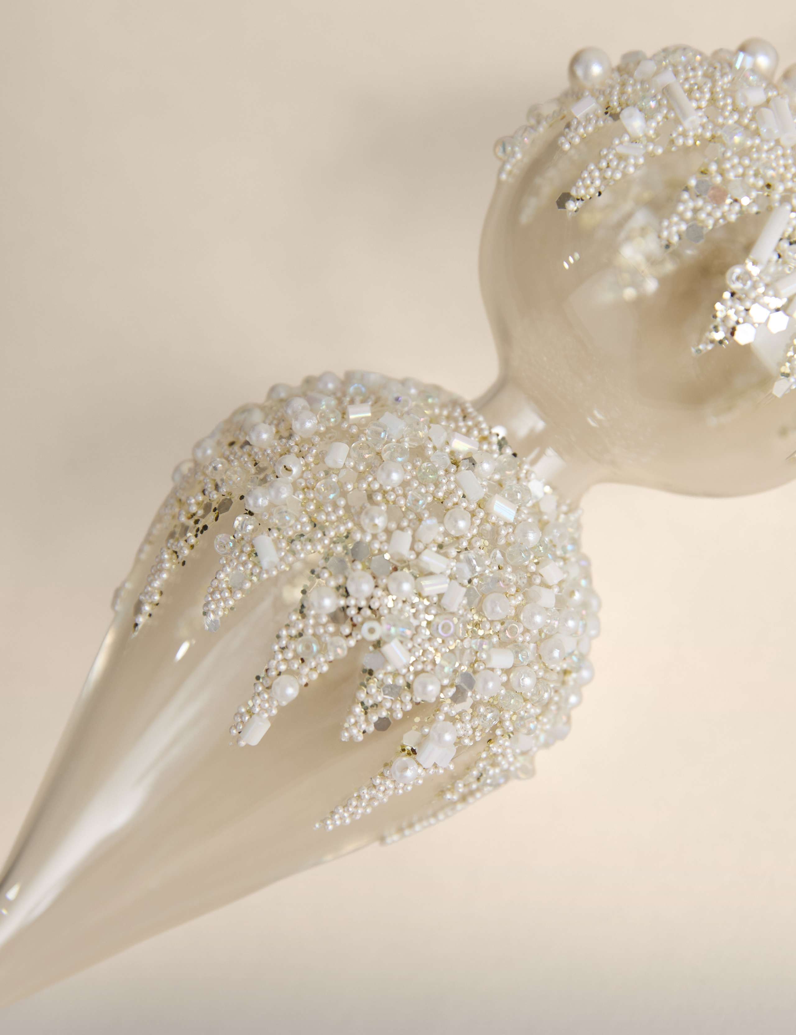 Glass Hanging Embellished Finial 2 of 2
