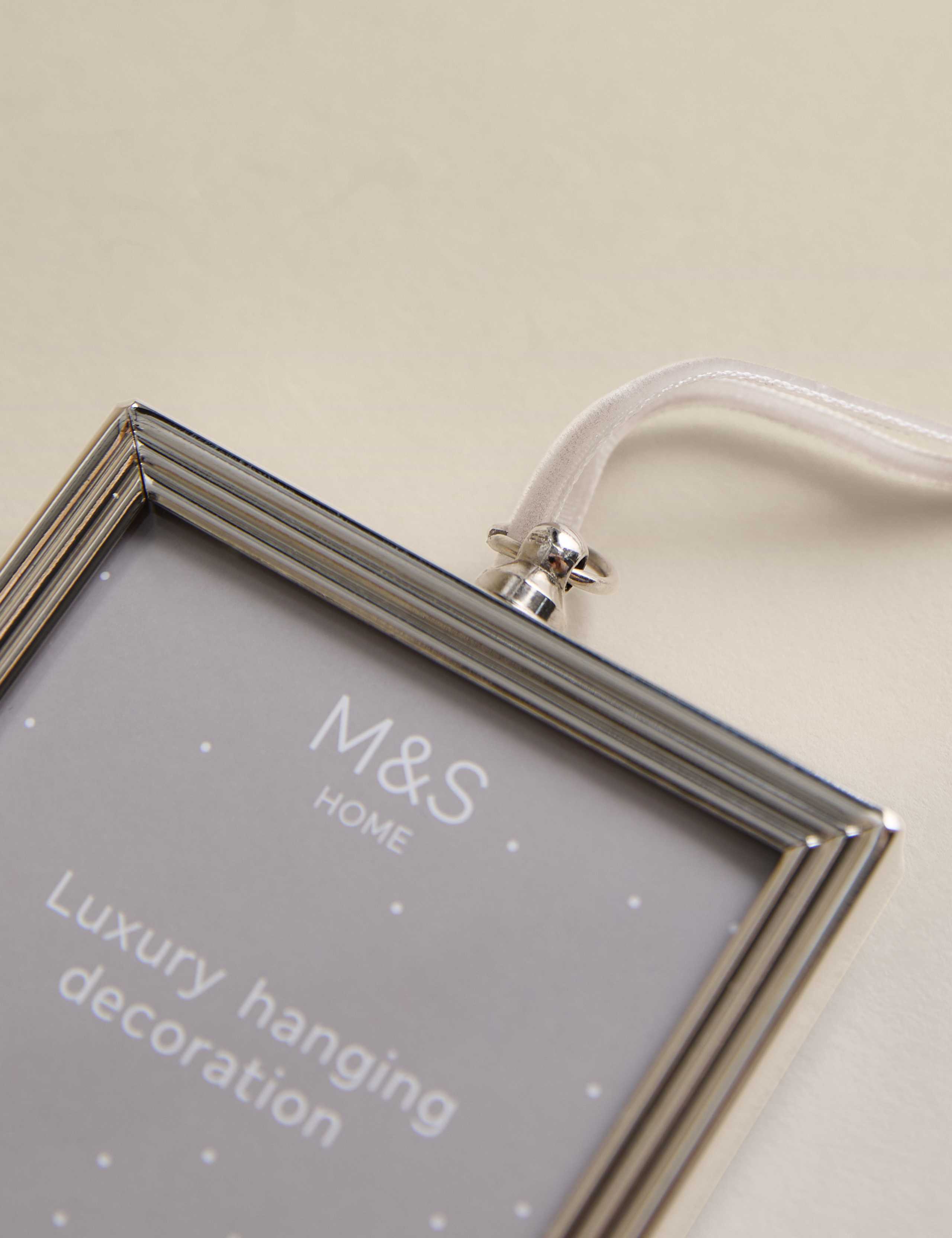 Silver Hanging Photo Frame Decoration 2 of 2