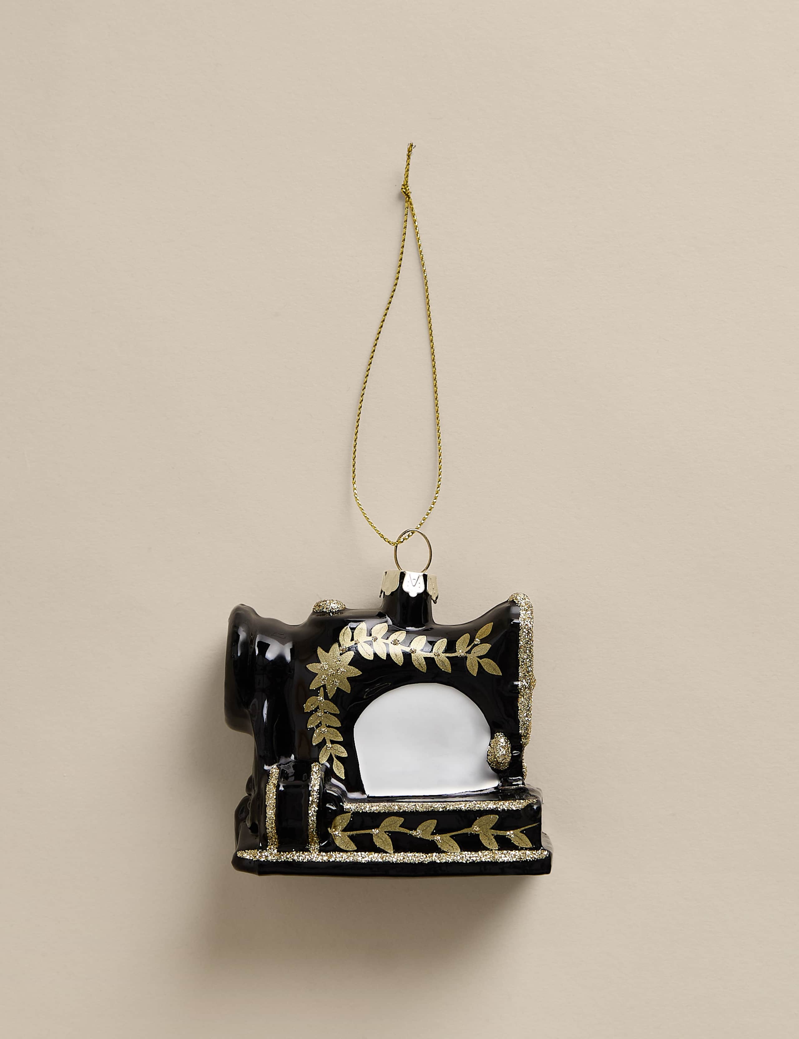 Glass Hanging Sewing Machine Decoration 2 of 3